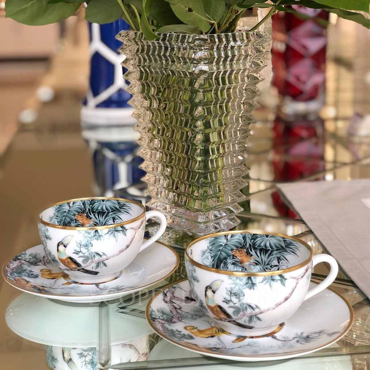 에르메스 Hermès Tea Set Carnets d’Equateur 038016P+038018P 5/5