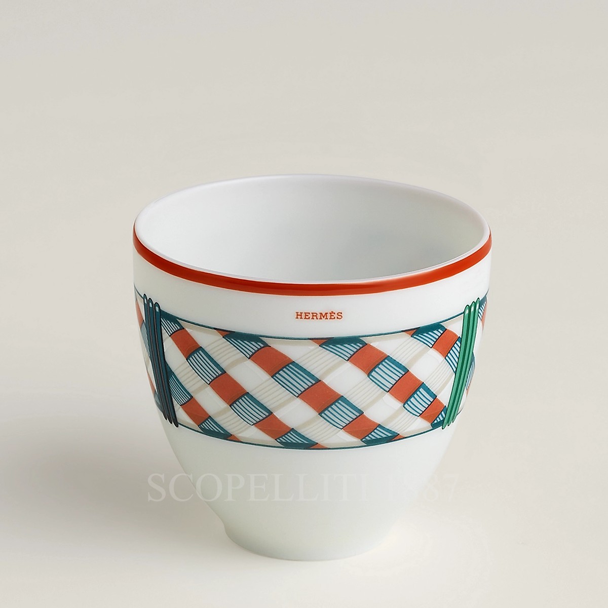에르메스 Hermes Tumbler Tressages Equestres n.1 - Set of 2 057040P x 2 1/2