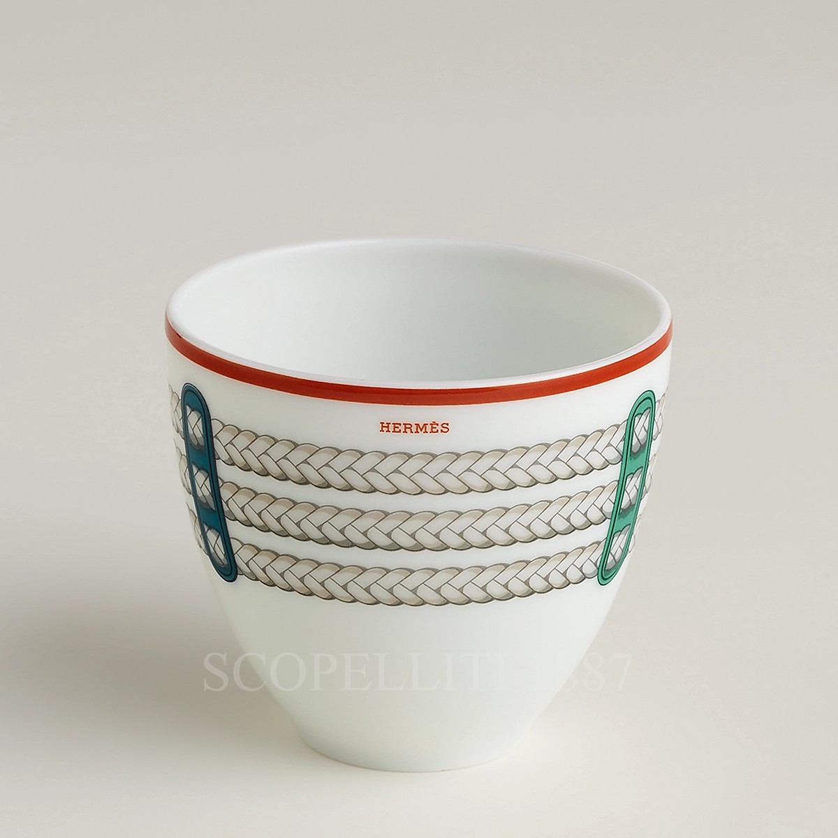 에르메스 Hermes Tumbler Tressages Equestres n.2 - Set of 2 057140P x 2 1/2