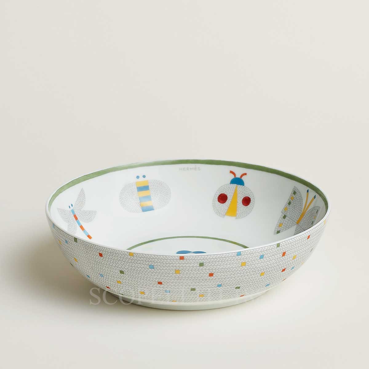 에르메스 Hermes Cereal Bowl Animaux Nattes - Set of 2 P058013P x 2