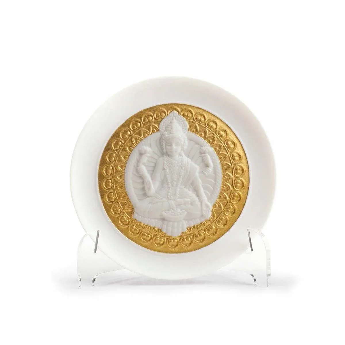 야드로 Lladró Decorative Plate Goddess Lakshmi 1009154