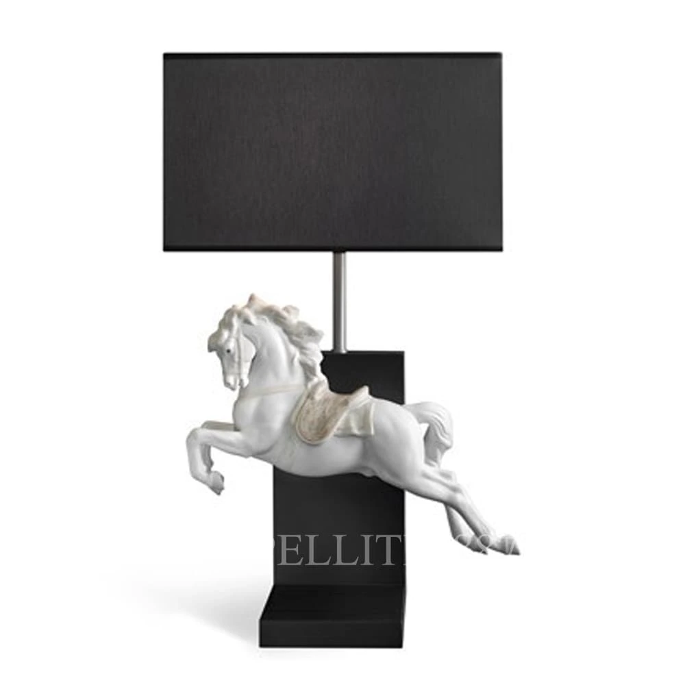 야드로 Lladró Horse On Pirouette Lamp 1023060