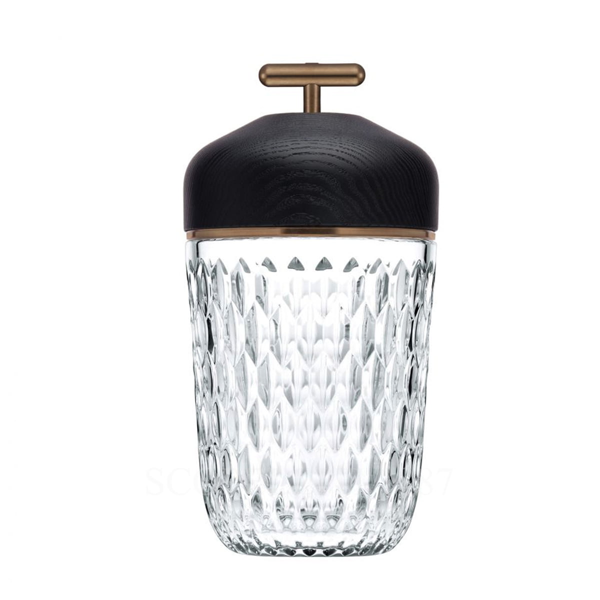 생루이 Saint Louis Folia Black Wood Portable Lamp 1504G300