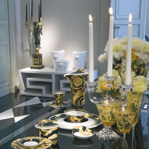베르사체 Versace Candleholder Vanity 14402-403608-24851 3/4