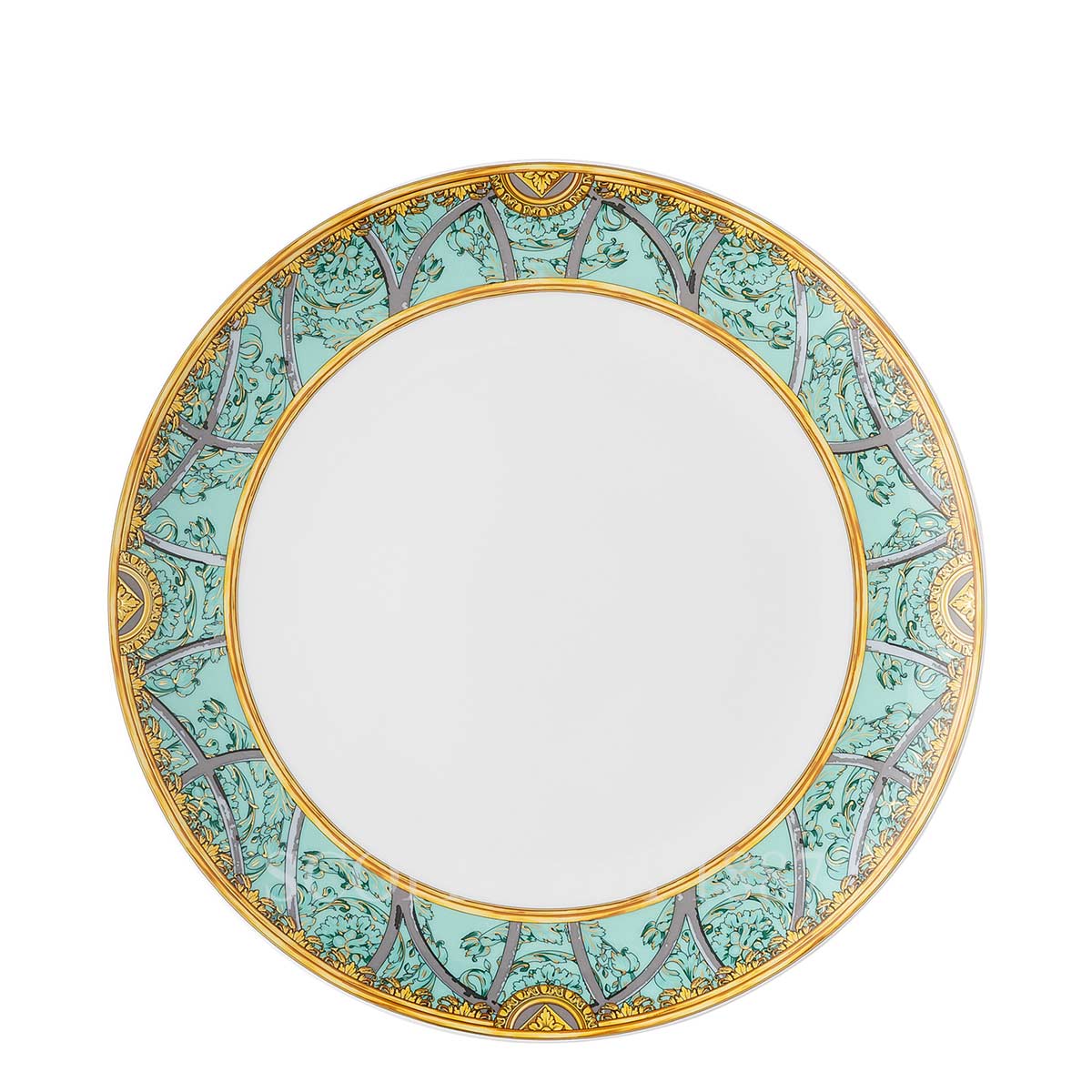 베르사체 Versace Plate 28 cm Scala del Palazzo Green 19335-403664-10229 1/4