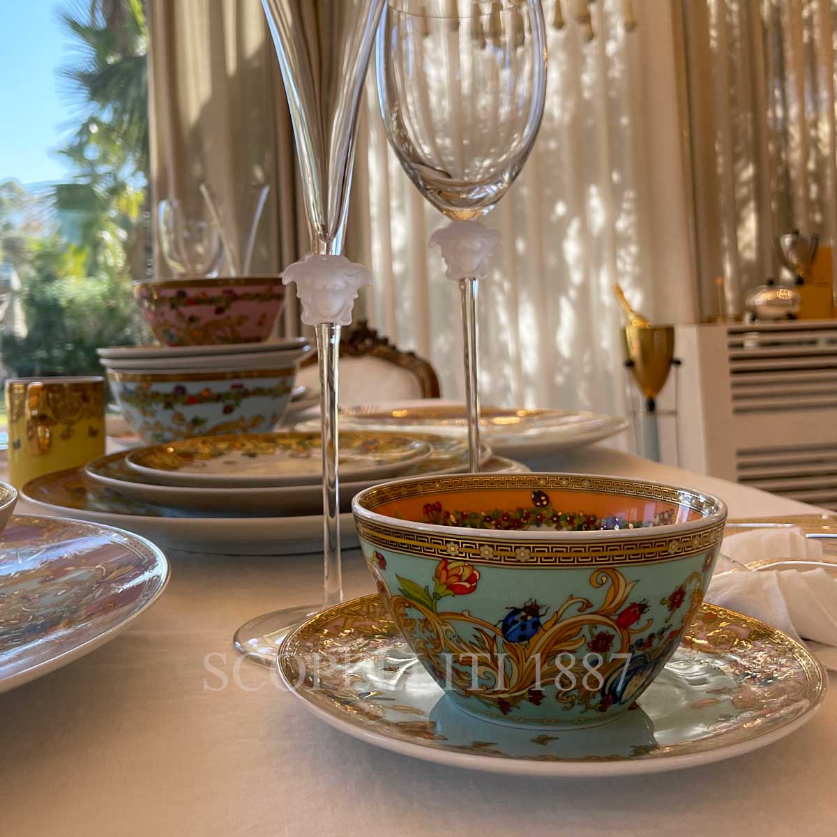 베르사체 Versace Butterfly Garden Bowl 18 cm 19335-409609-10551 2/2
