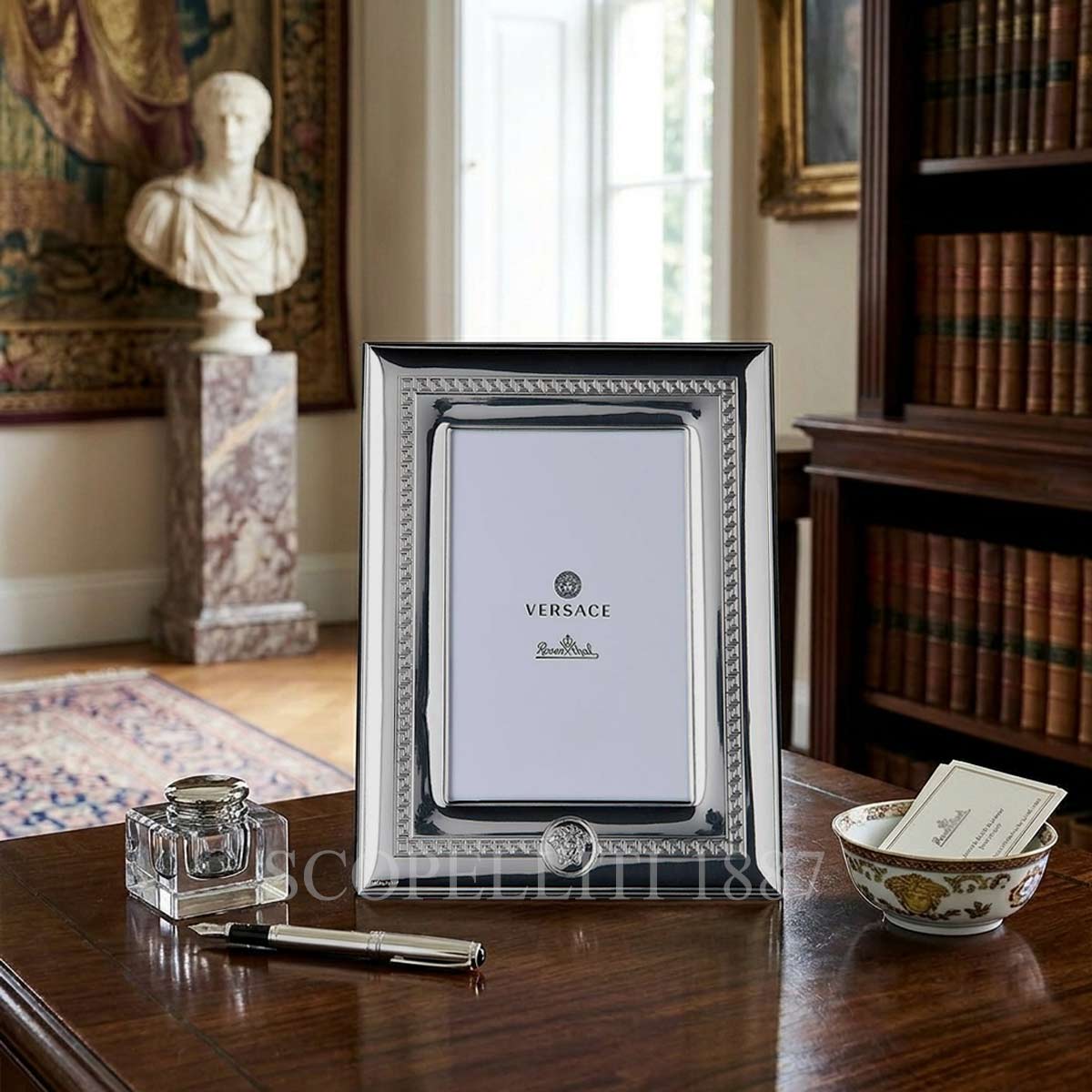 베르사체 Versace Picture Frame Silver VHF6 Small 69142-321556-05731 2/3