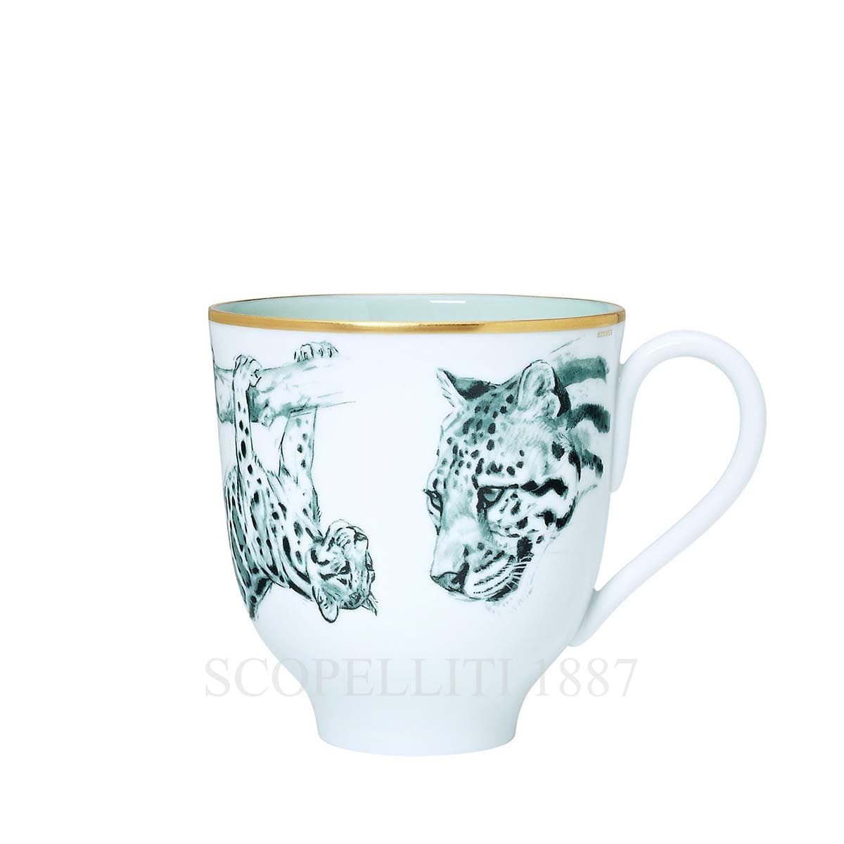 에르메스 Hermes Carnets d’Equateur Mug Feline 038031P