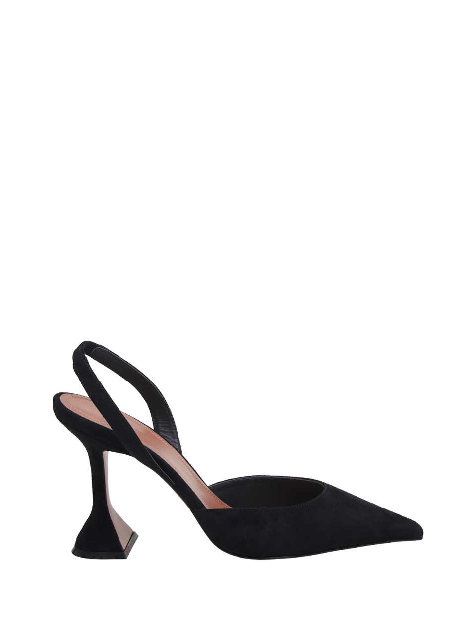 아미나 무아디 HOLLI SLING 95 high heels 슬링백 여성 블랙 26FW HOLLISLING95SUEDEBLACK
