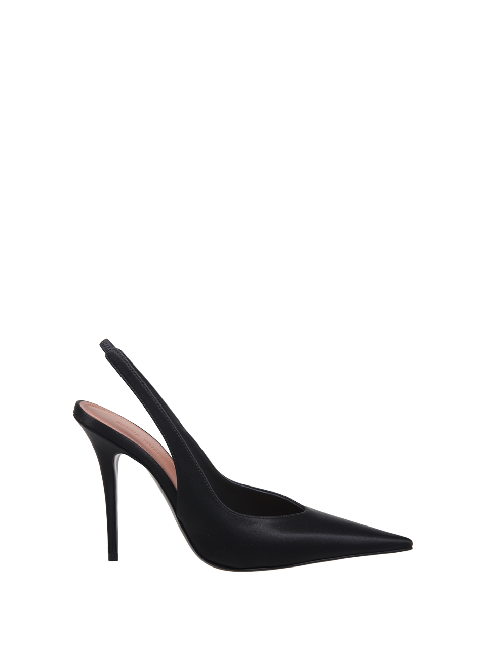아미나 무아디 ANOK SLING 105 high heels 슬링백 여성 블랙 26FW ANOKSLING105SATINBLACK