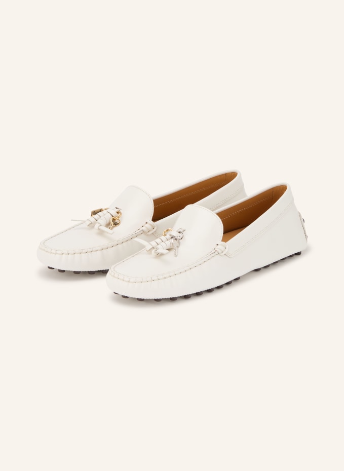 토즈 GOMMINO Moccasins Ballet 모카신 여성 화이트 100313464511000