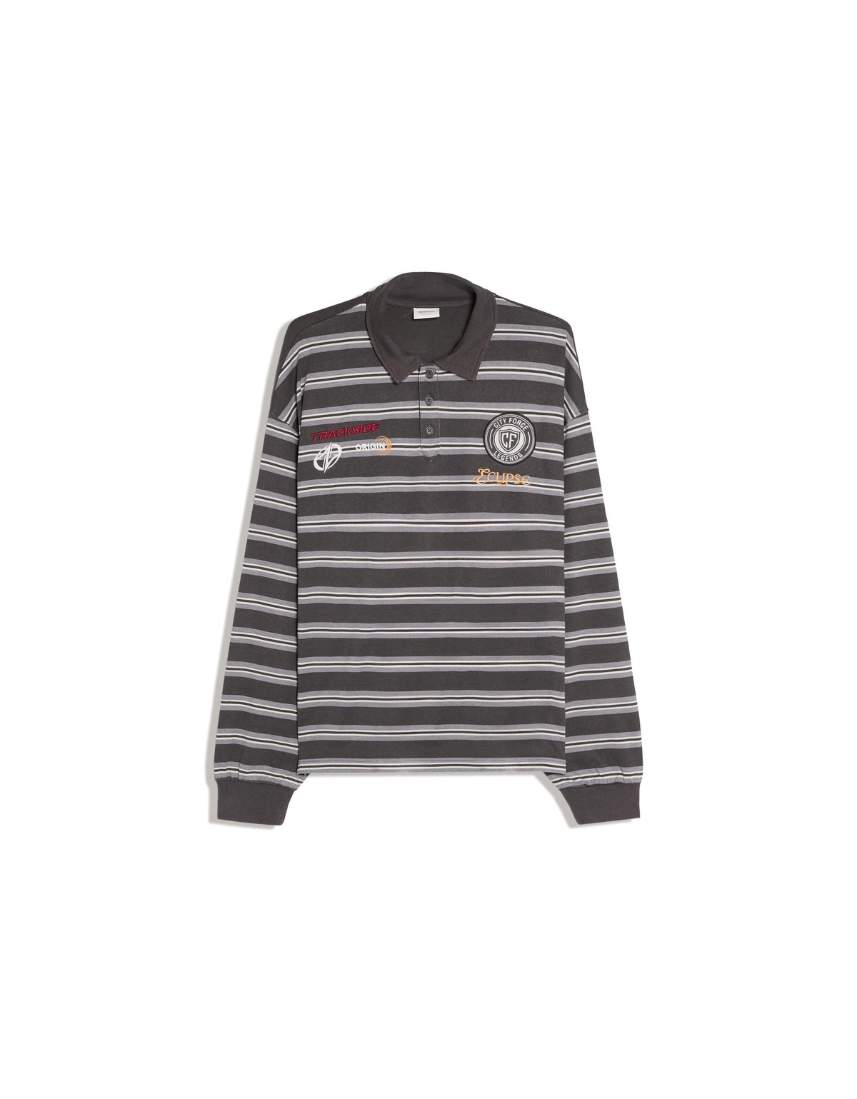 버쉬카 스트라이프 그래픽 폴로셔츠 4030/099 DARK GREY