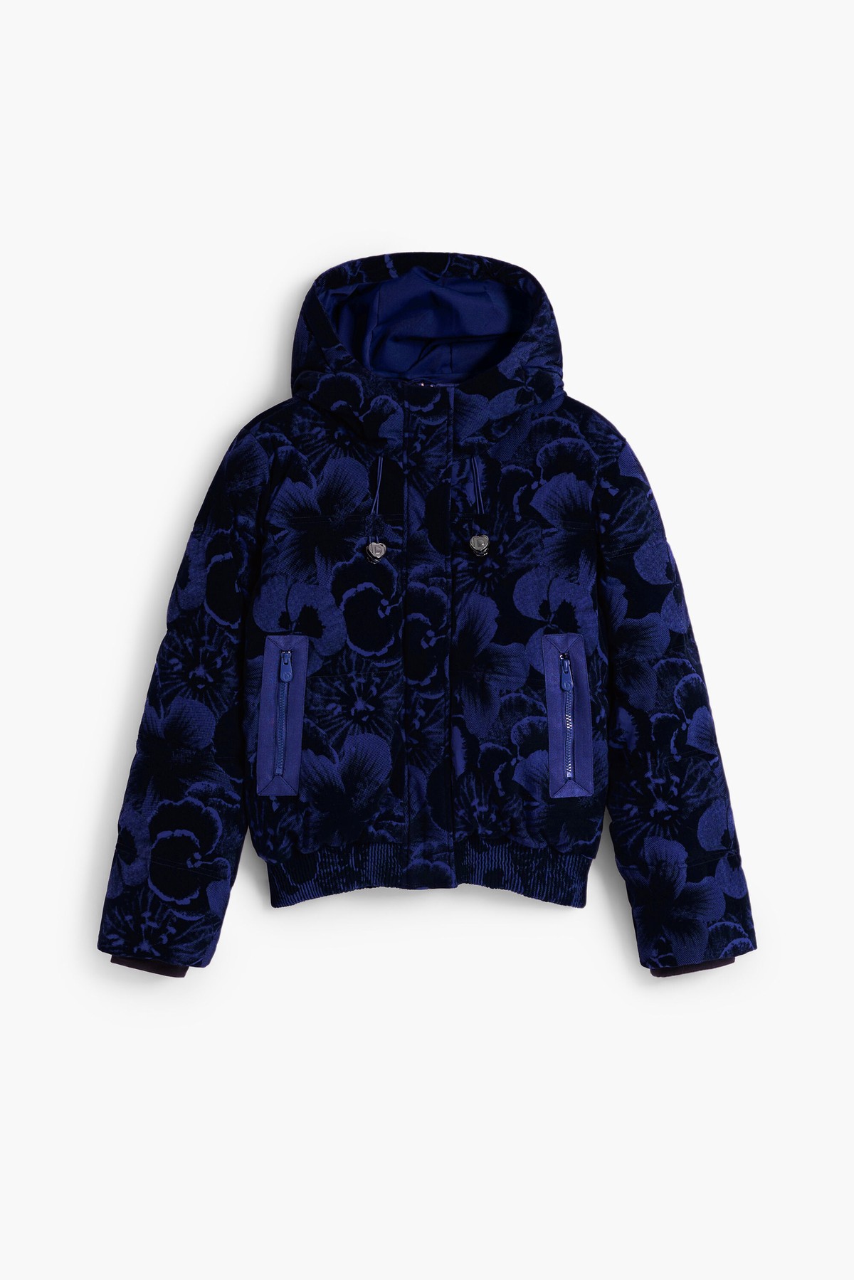 데시구알 프린트 후드 패딩 집업 26WWEW385000 ONE COLOR