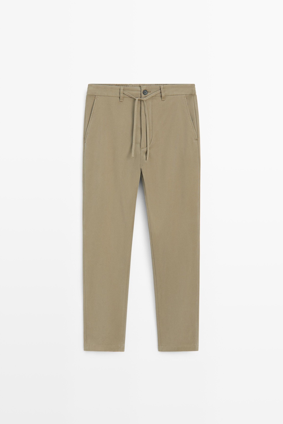 마시모두띠 조거핏 드로스트링 팬츠 0140/005 BROWN