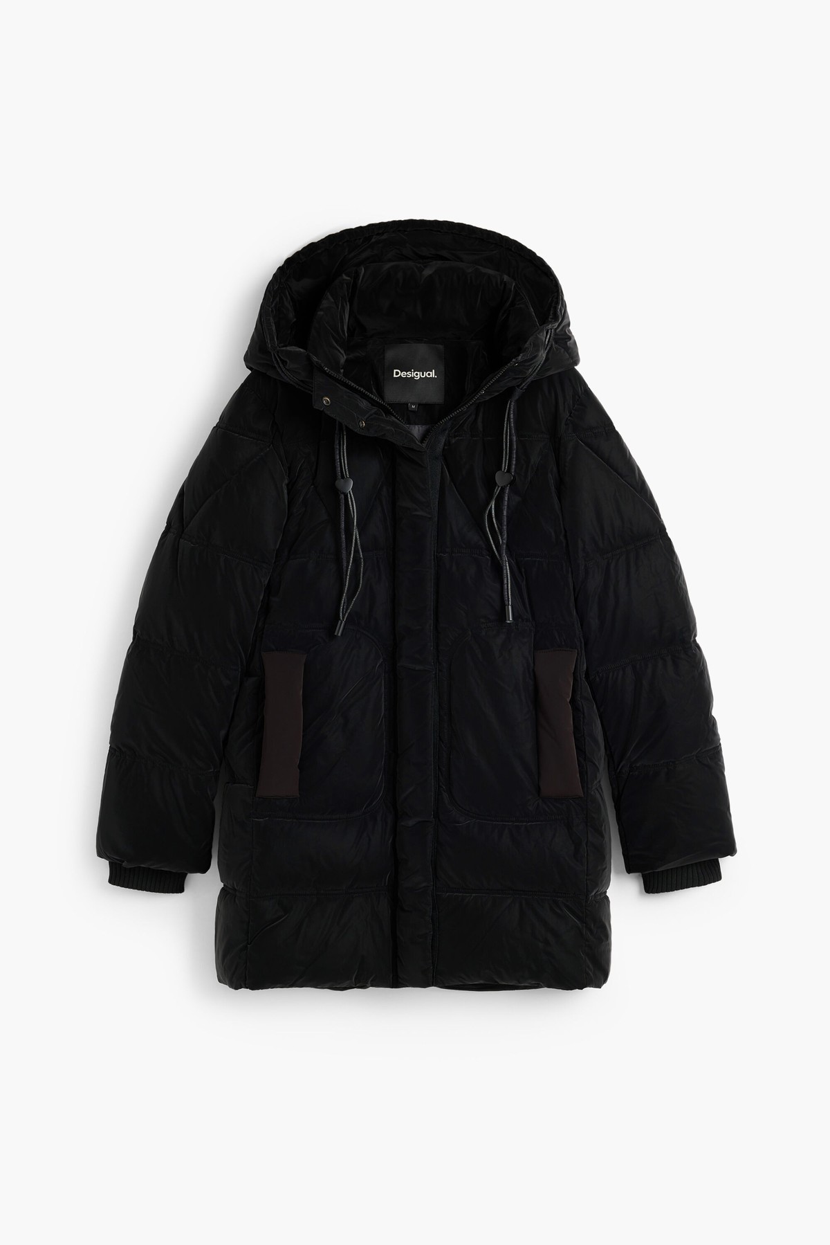 데시구알 후드 하이넥 롱 패딩 코트 26WWEW542000 ONE COLOR
