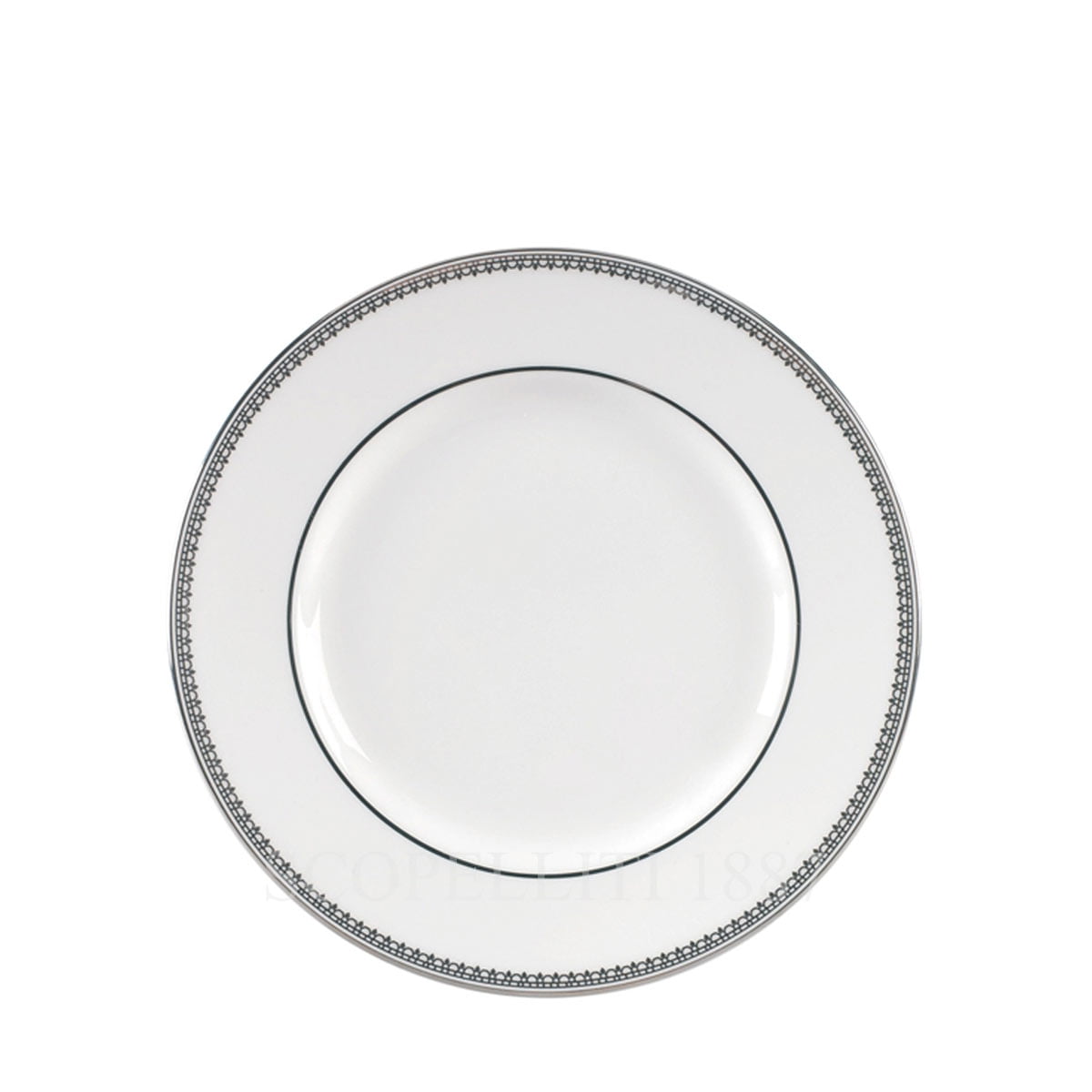 웨지우드 Wedgwood Vera Wang Lace Platinum Bread Plate 50127201008