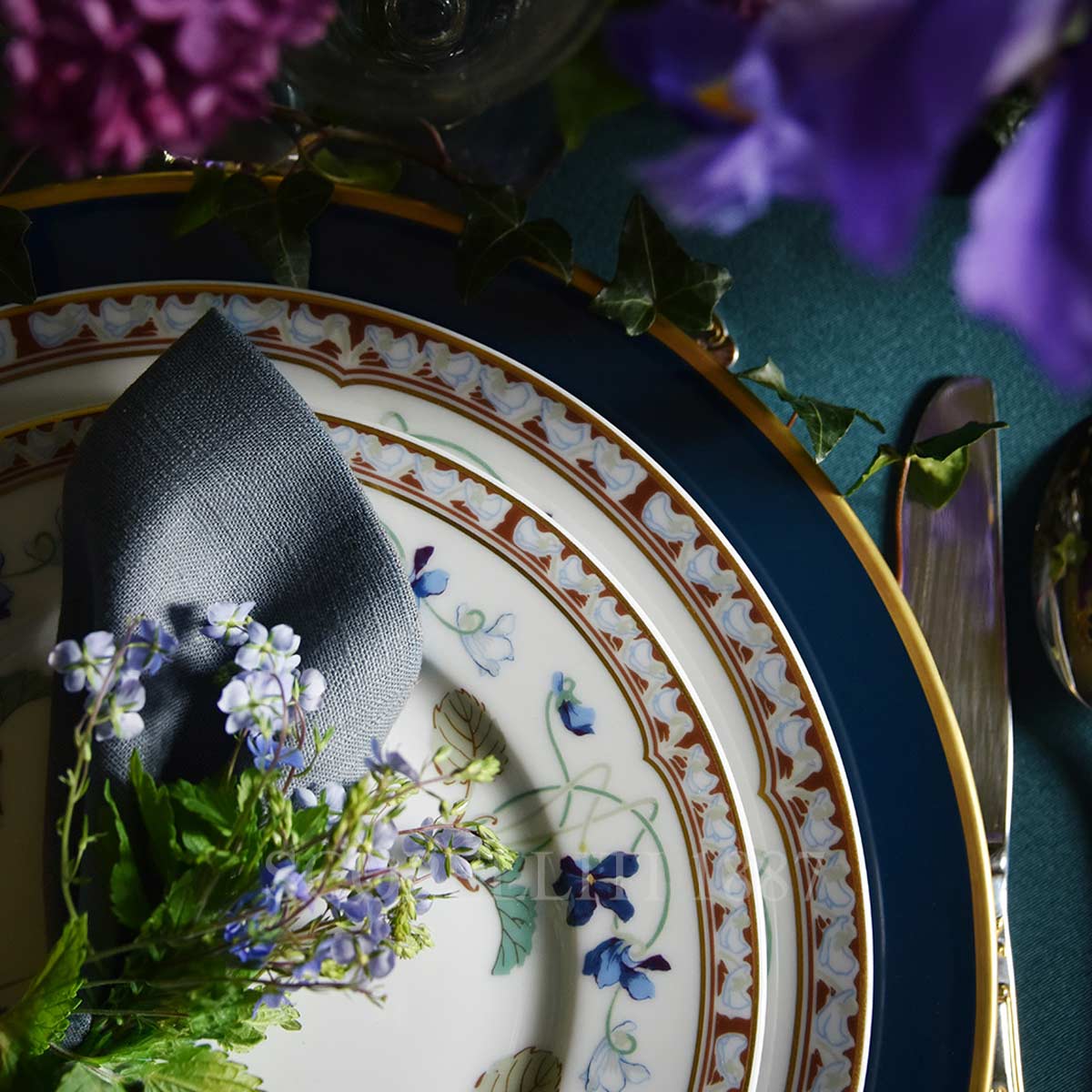 하빌랜드 Haviland Impératrice Eugénie Dinner Plate 31010 501 0003 C1 2/5