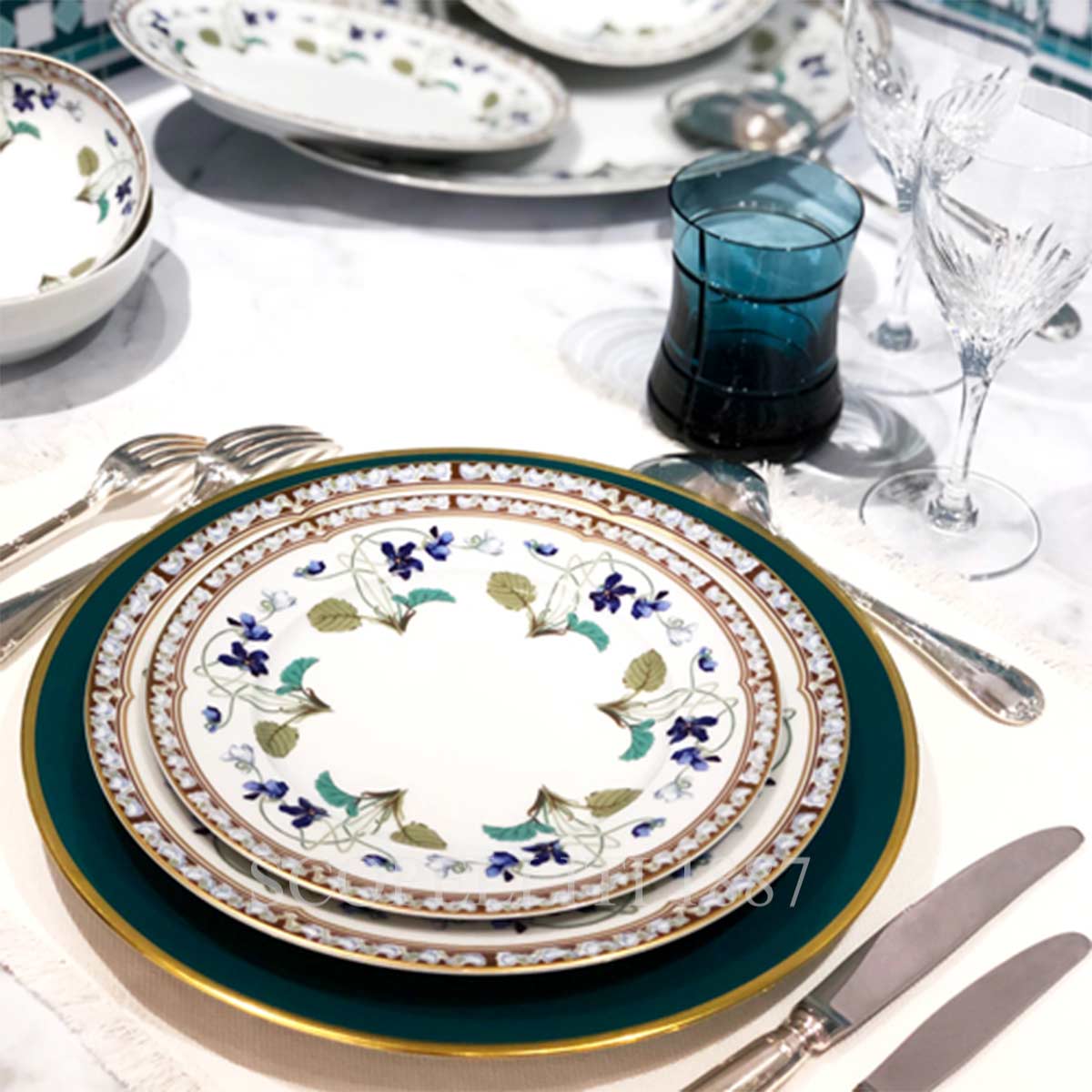 하빌랜드 Haviland Impératrice Eugénie Dessert Plate 31010 501 0007 C1 3/3