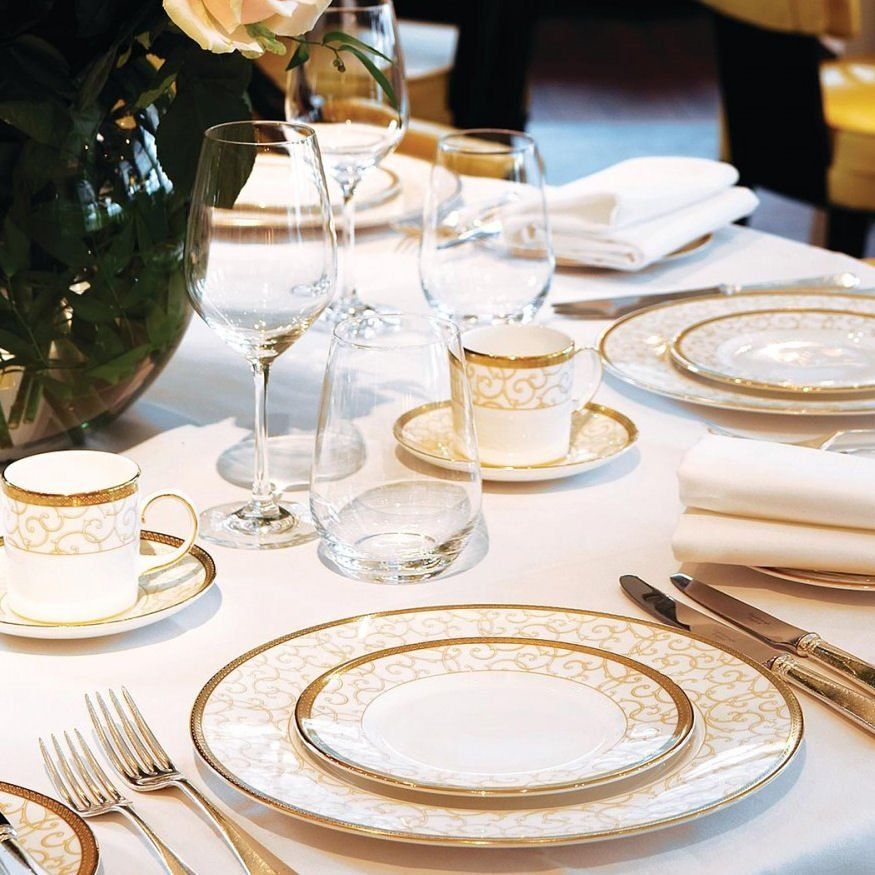 웨지우드 Wedgwood Celestial Gold Bread Plate 50120901007 2/3