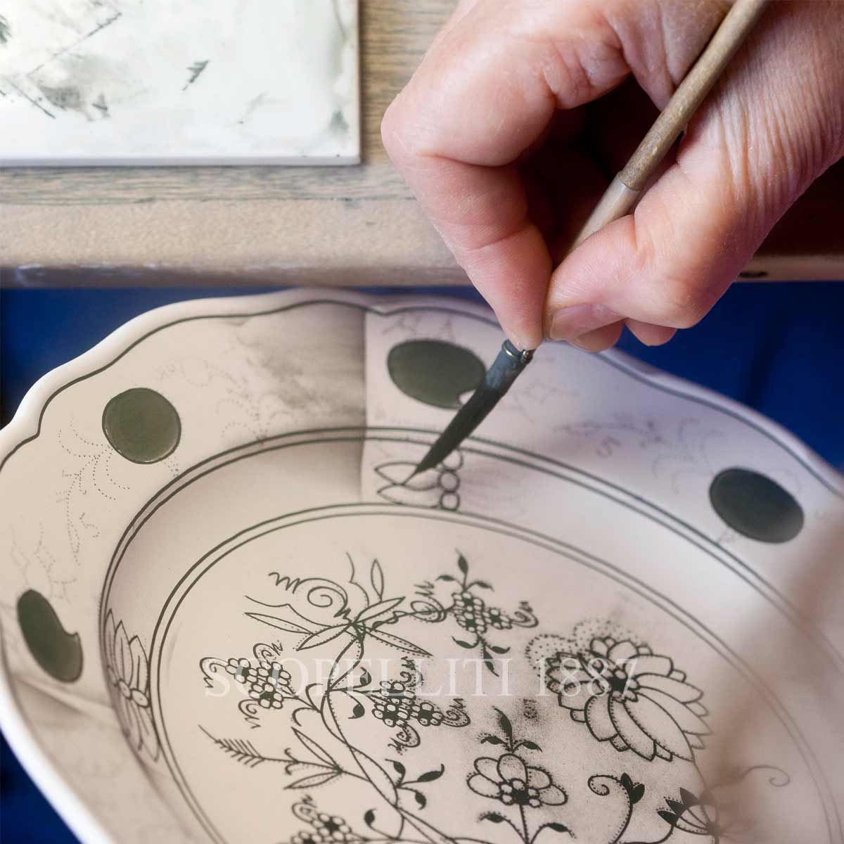 마이센 Meissen Blue Onion Dinner Plate 28 cm 800101-00479 3/5