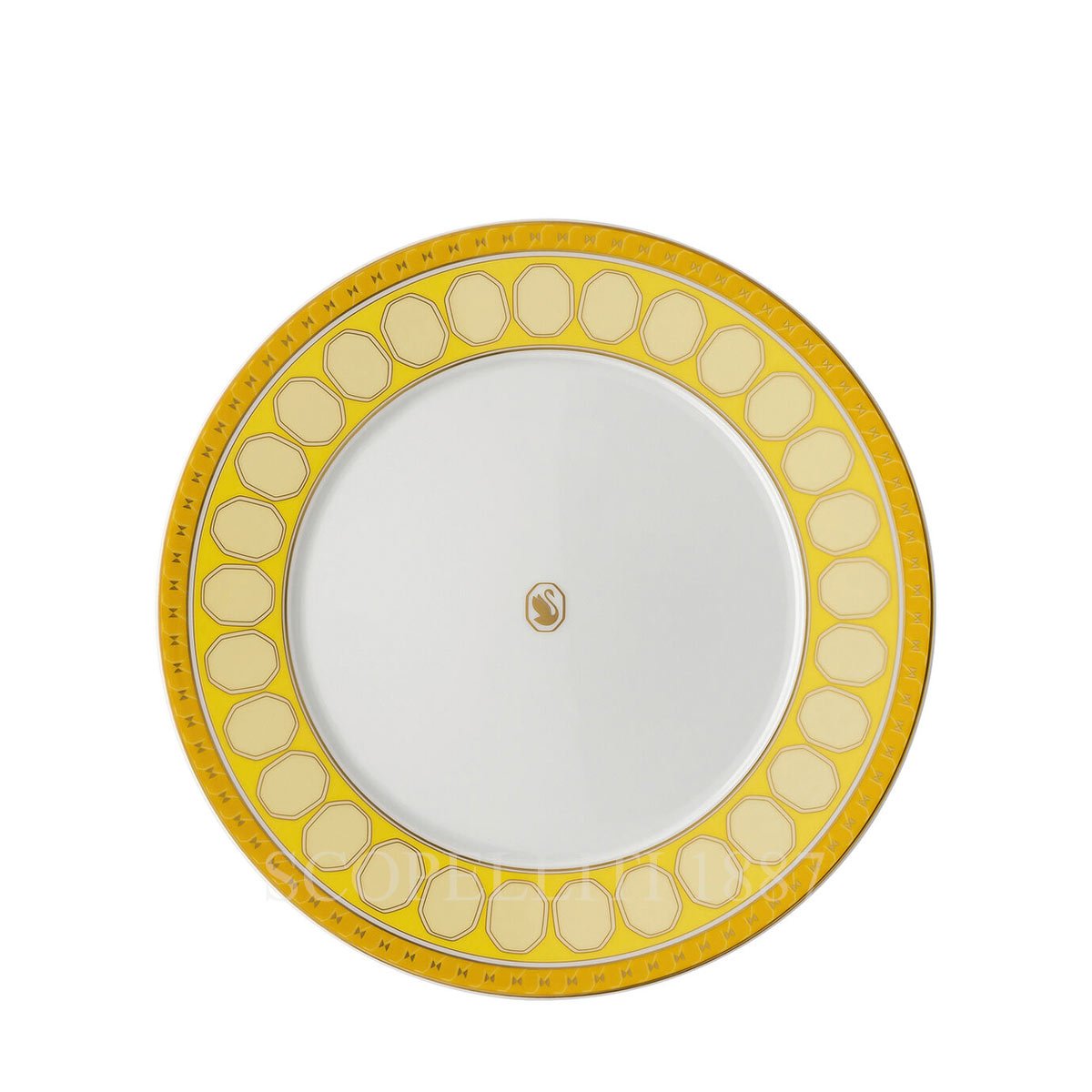 로젠탈 스와로브스키 Swarovski Breakfast Plate Signum Yellow 10470-426352-10223 1/3