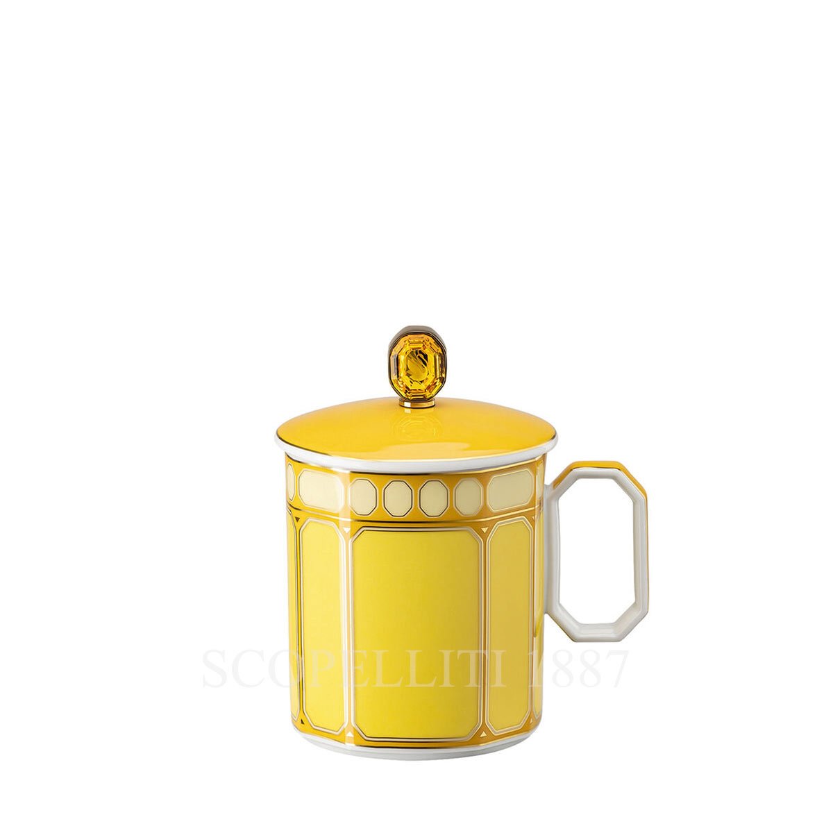로젠탈 스와로브스키 Swarovski Mug With Lid Signum Yellow 10570-426352-15482 1/4