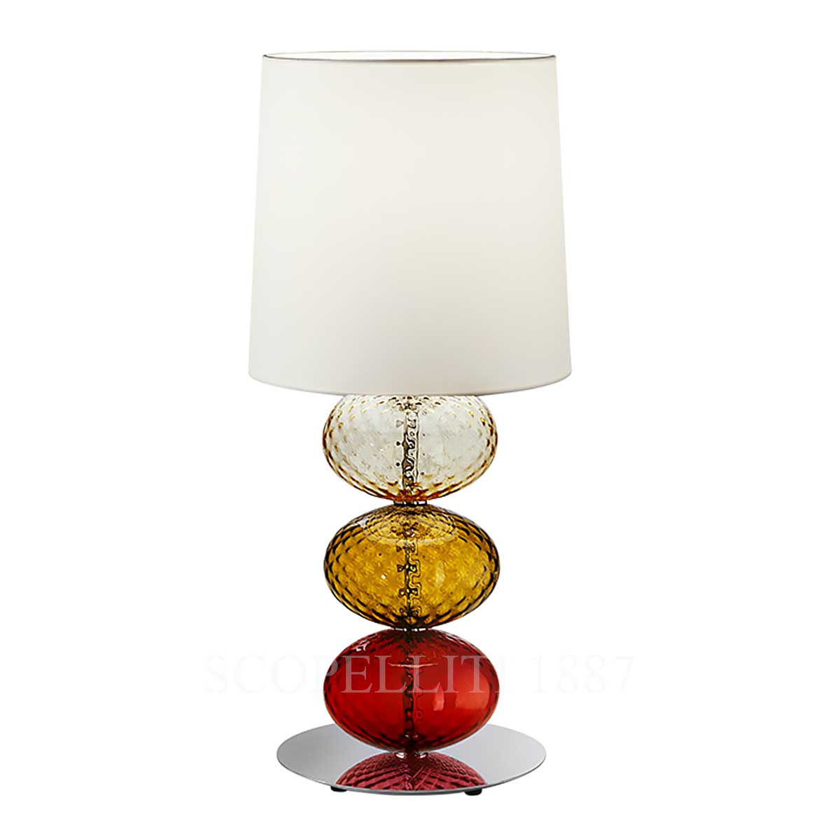 베니니 Venini Abat-Jour Table Lamp Red Tea Amber 803.00