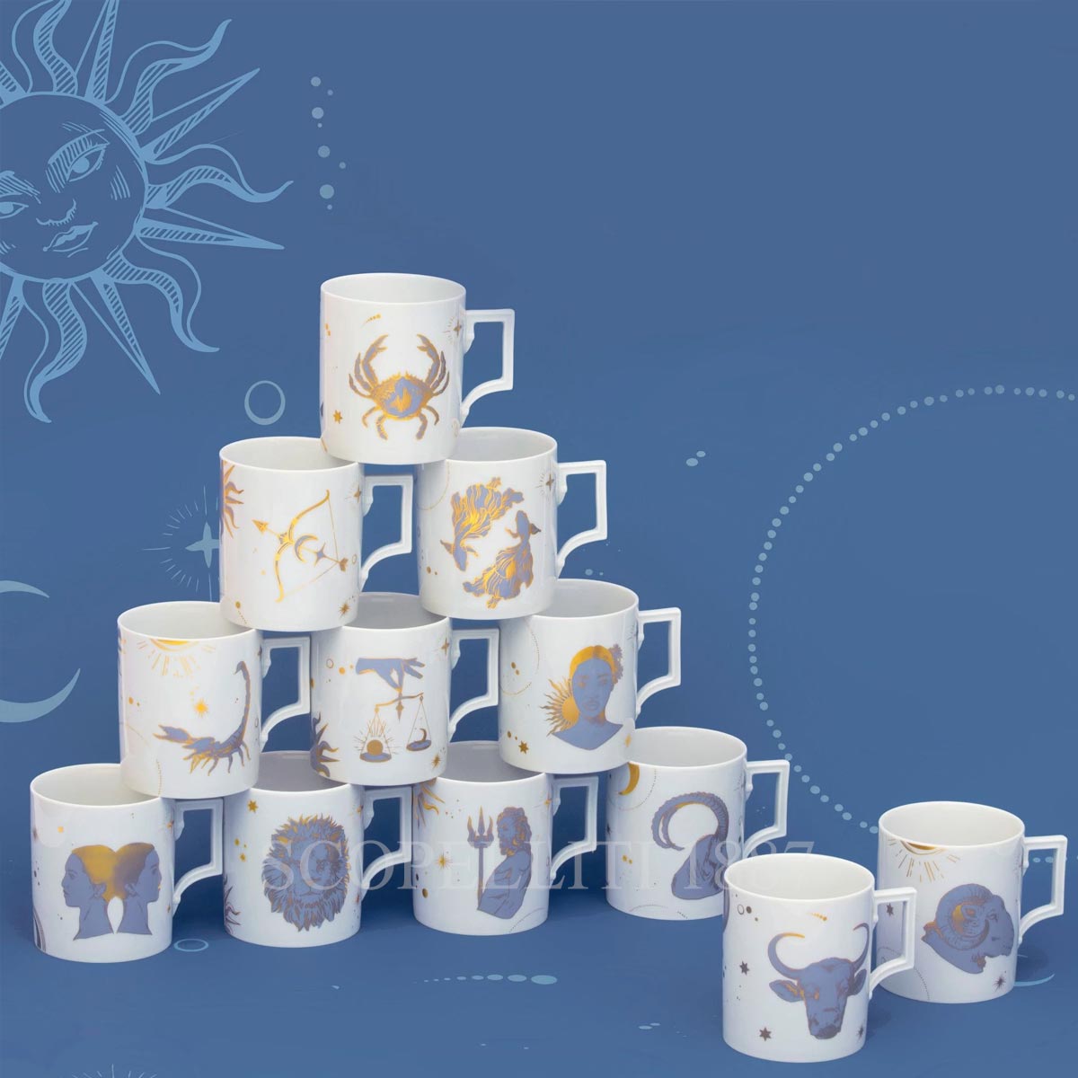 마이센 Meissen Mug Aquarius 79A912-55810 4/5