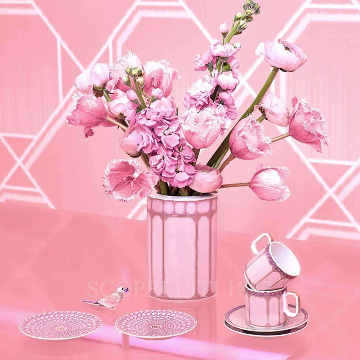 로젠탈 스와로브스키 Swarovski Espresso Cup With Saucer Signum Pink 10570-426350-14715 2/2