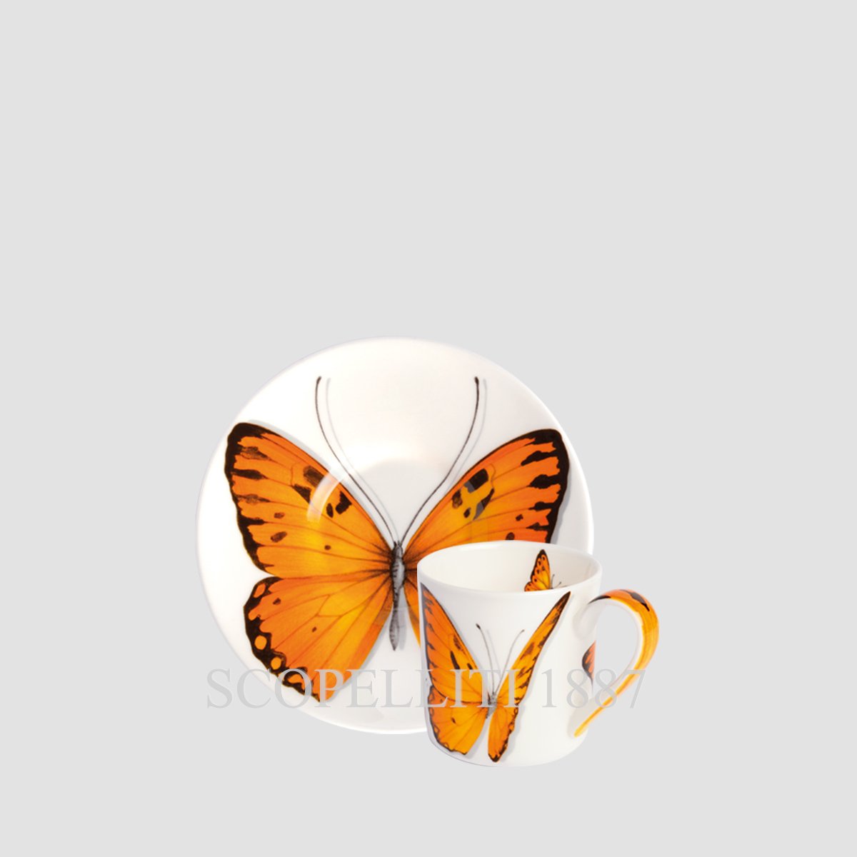 타이투 밀라노 Taitù Freedom Espresso Cups with Saucers Set of 4 1-891 2/5