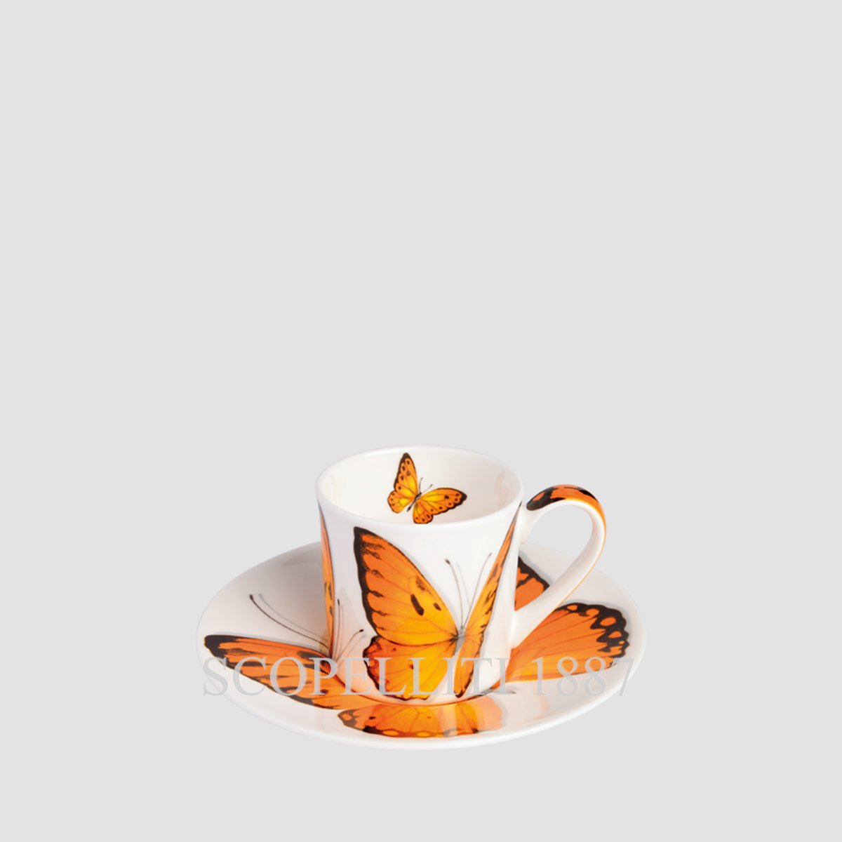 타이투 밀라노 Taitù Freedom Espresso Cups with Saucers Set of 4 1-891 3/5