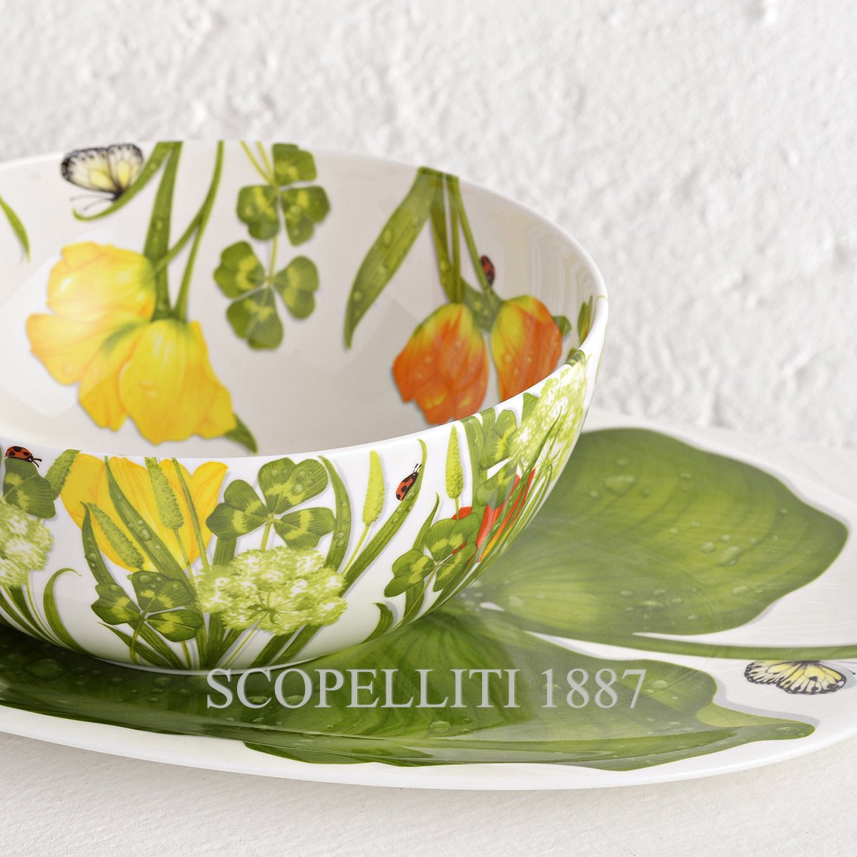 타이투 밀라노 Taitù Freedom Oval Platter 1월-88 3/4