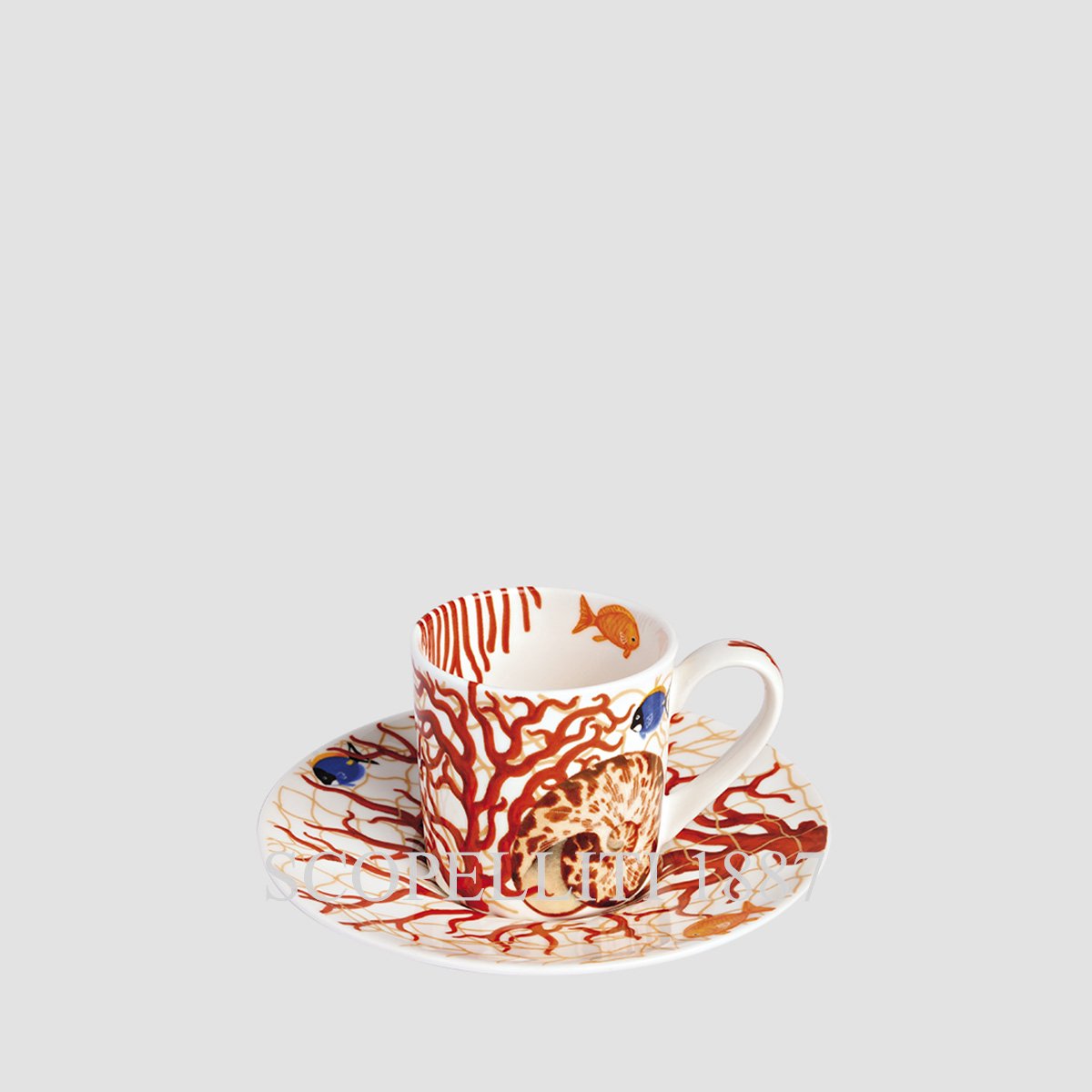 타이투 밀라노 Taitù Mare Espresso Cup with Saucer - Set of 4 2-391 1/2