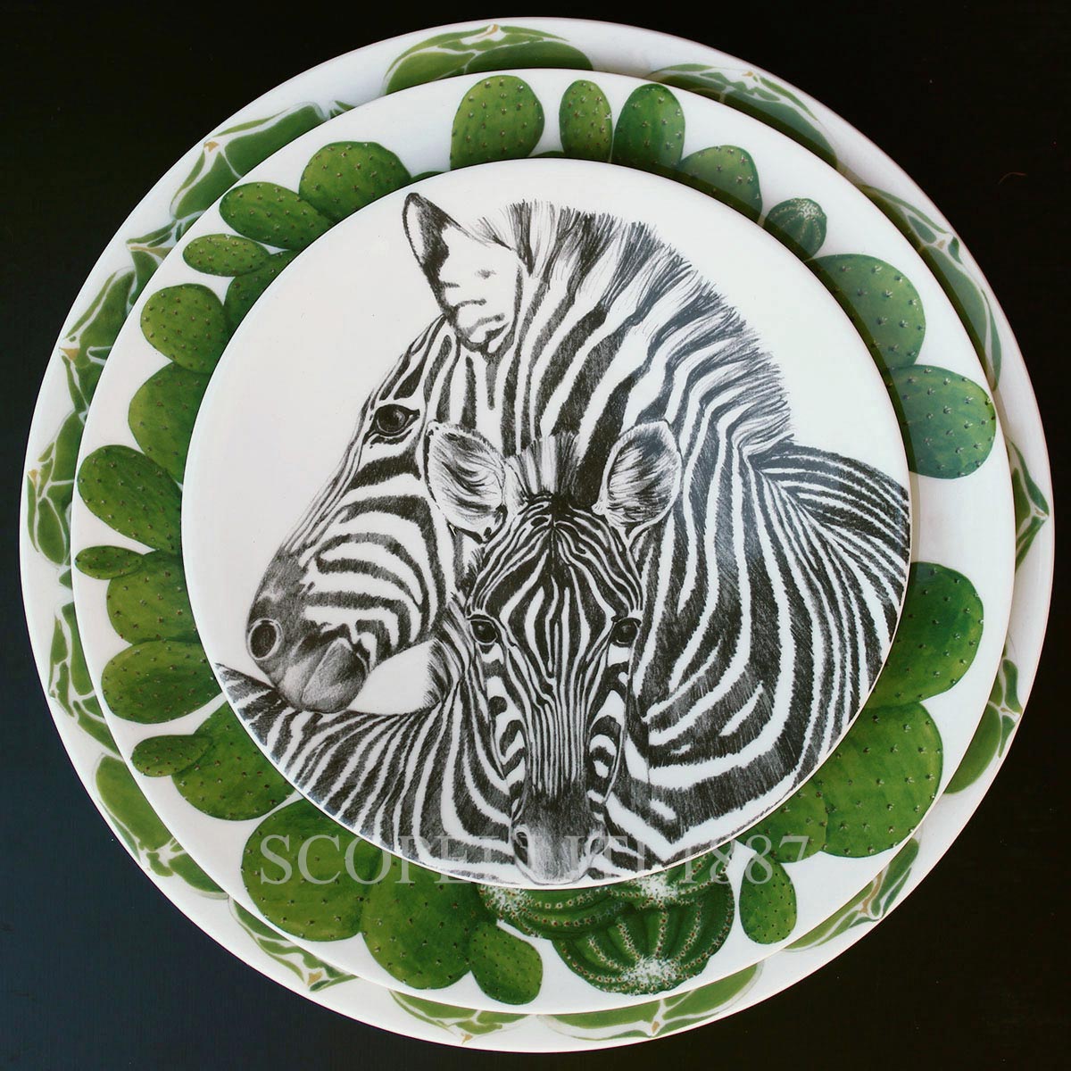 타이투 밀라노 Taitù Wild Spirit Dessert Plates - Set of 4 2001-01-12 3/5