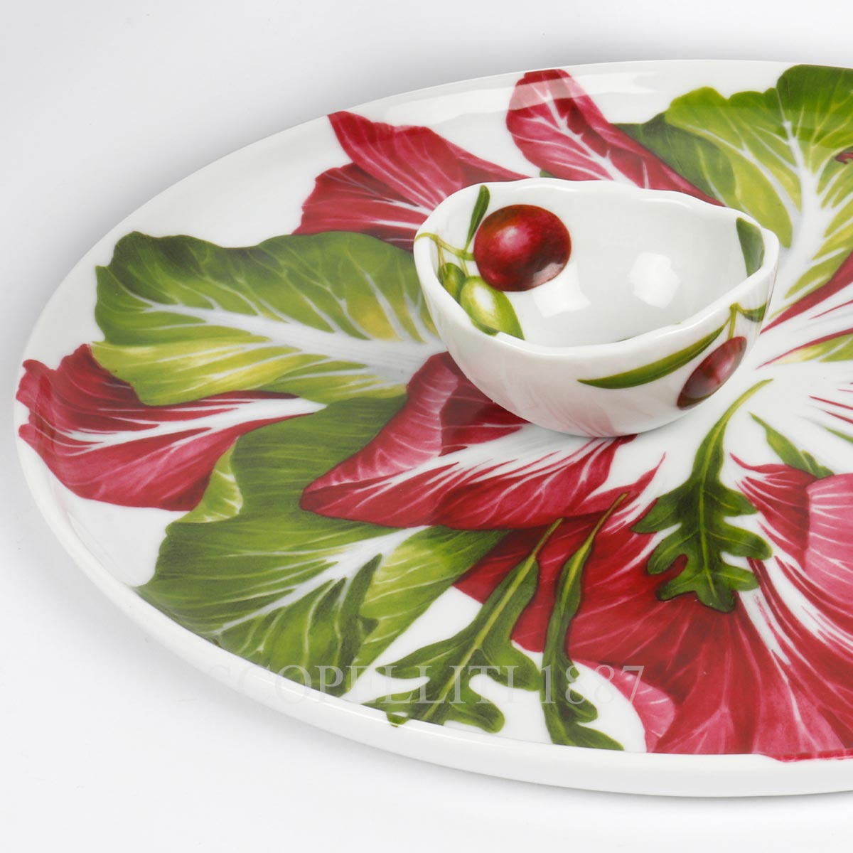 타이투 밀라노 Taitù Vegetables Round Platter Salad - Set of 2 2006-08-12 2/5