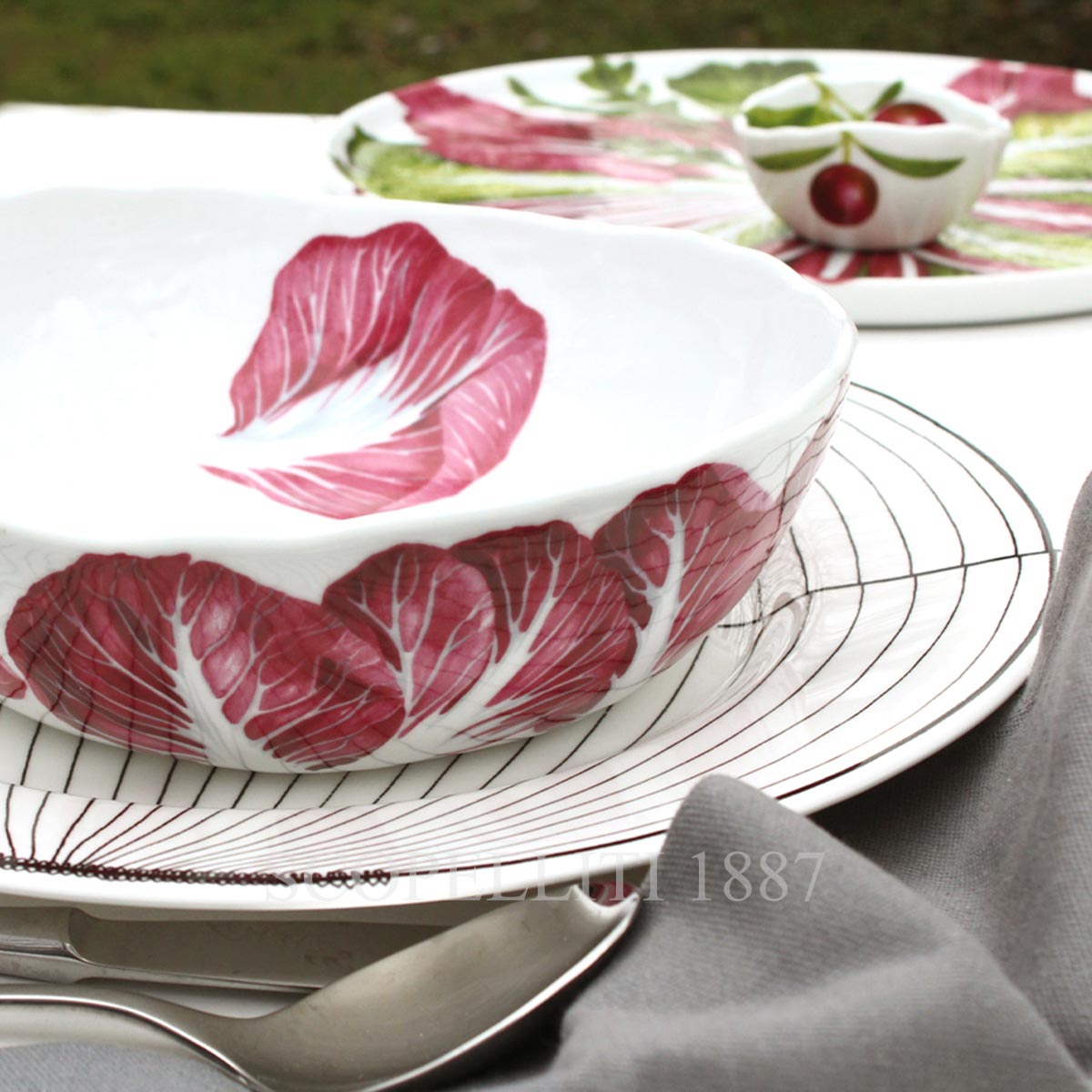 타이투 밀라노 Taitù Vegetables Round Platter Salad - Set of 2 2006-08-12 4/5