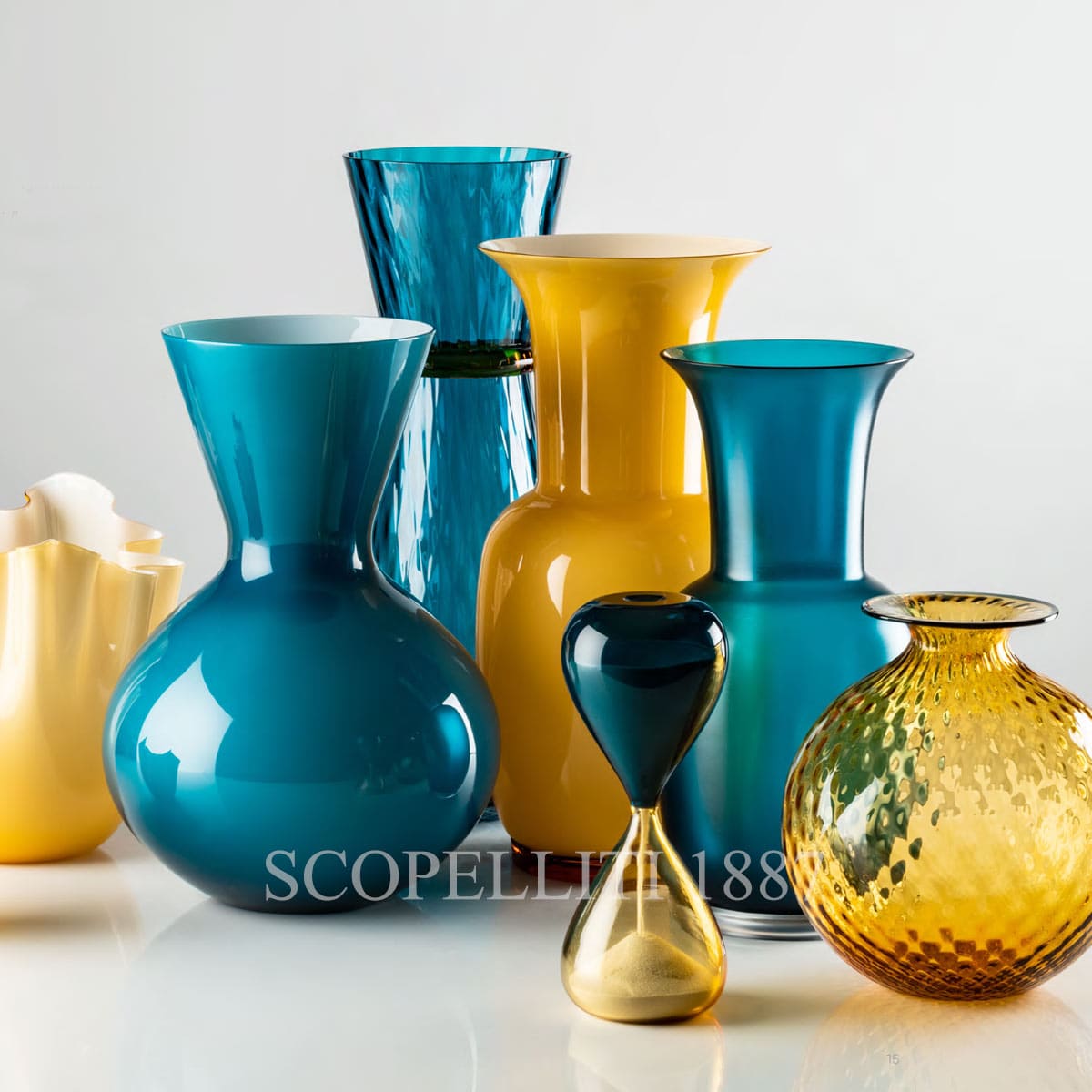 베니니 Venini Monofiore Balloton Vase Medium Amber 100.18 AA/OZ 2/3