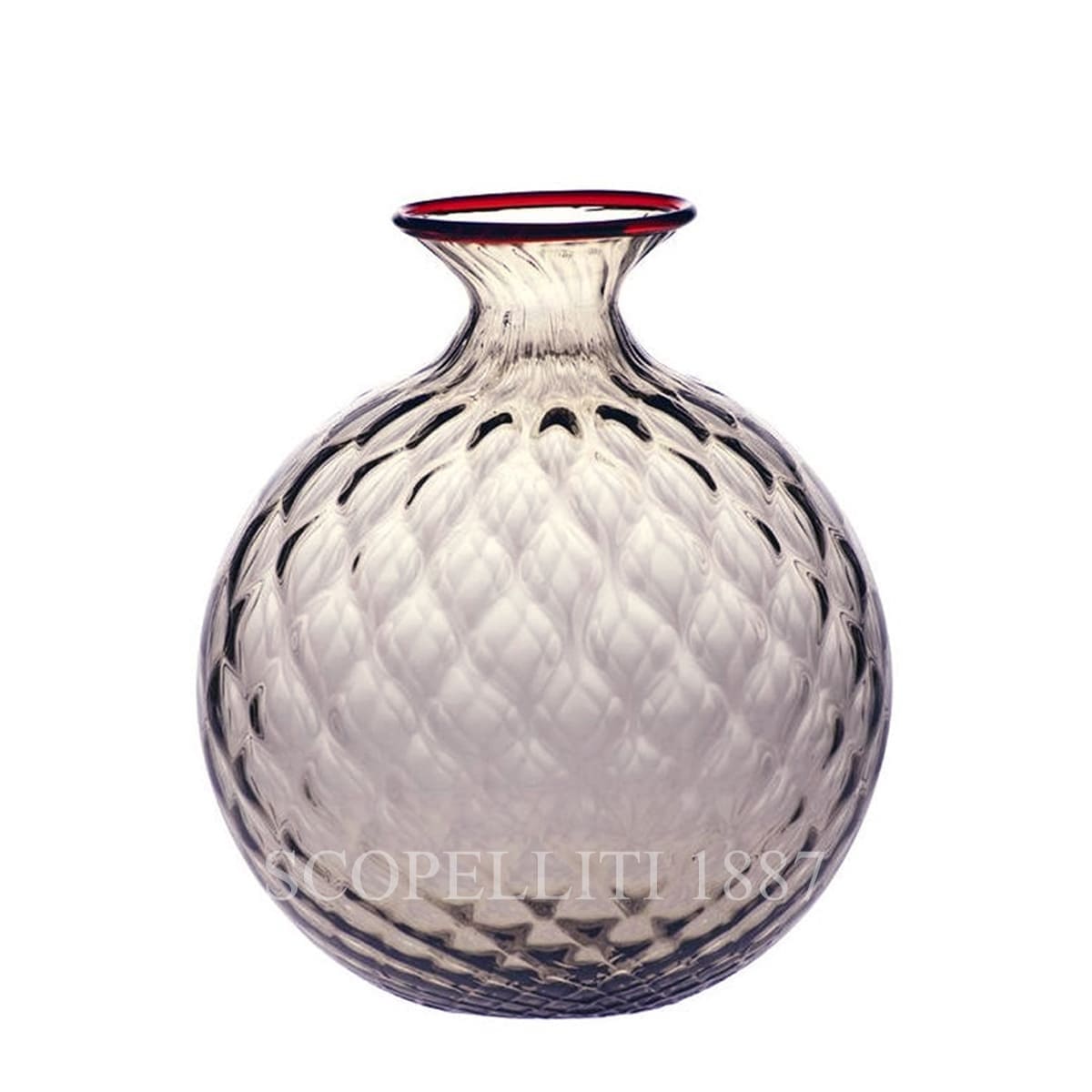베니니 Venini Monofiore Balloton Vase Medium Taupe 100.18 TP