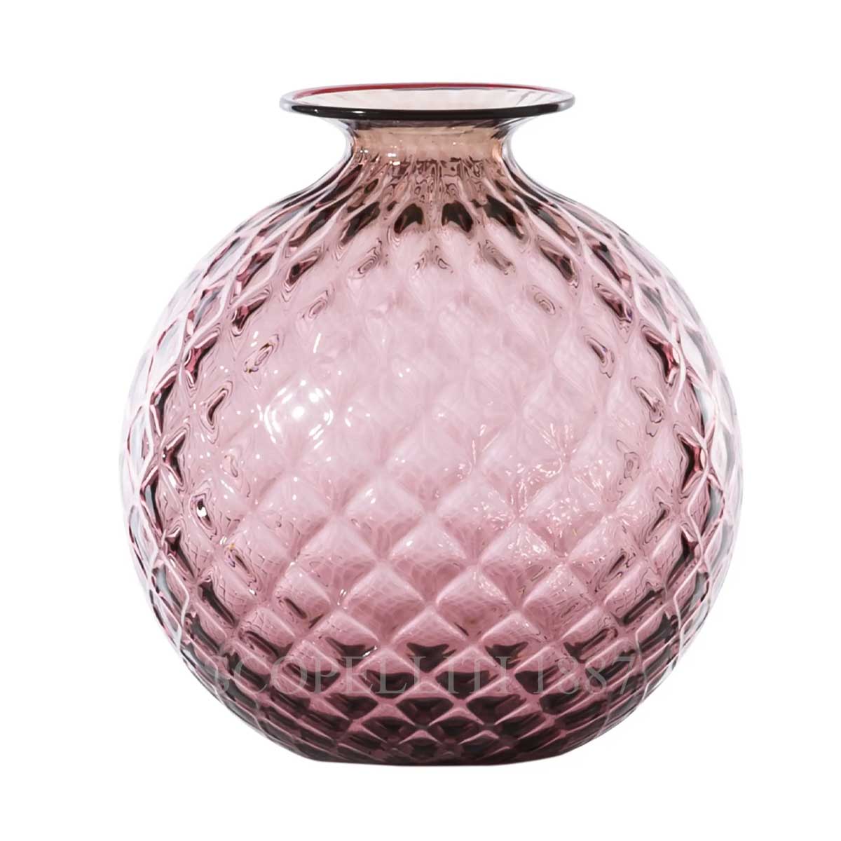 베니니 Venini Vase Monofiore Balloton Large Amethyst 100.29 AM/RV