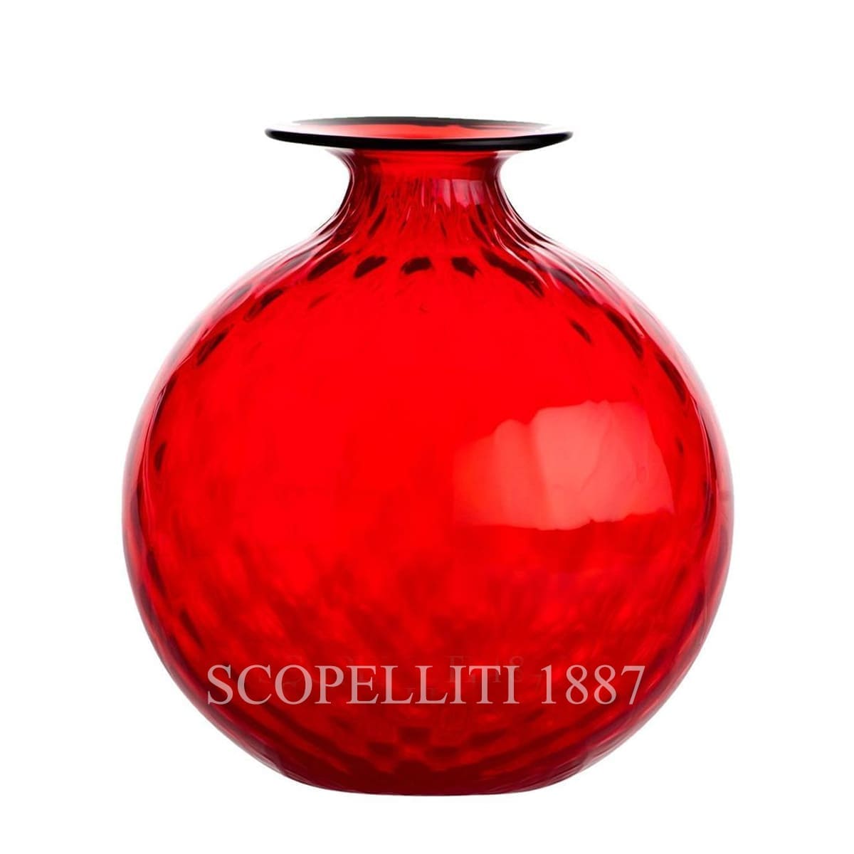 베니니 Venini Monofiore Balloton Vase Large Red 100.29 RV