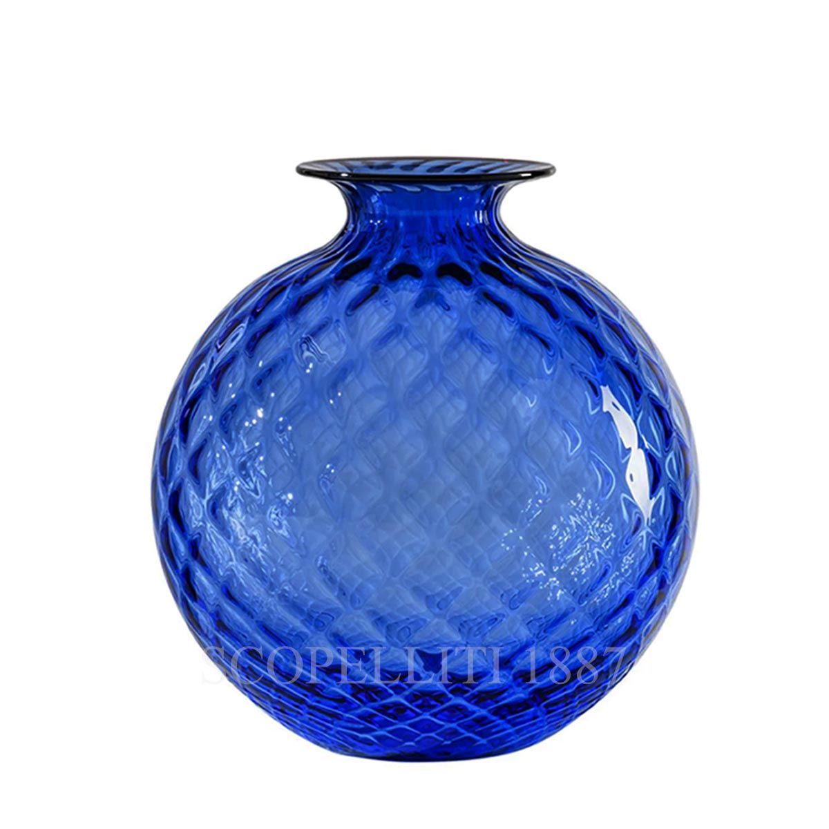 베니니 Venini Monofiore Balloton Vase Large Sapphire 100.29 ZA/RV