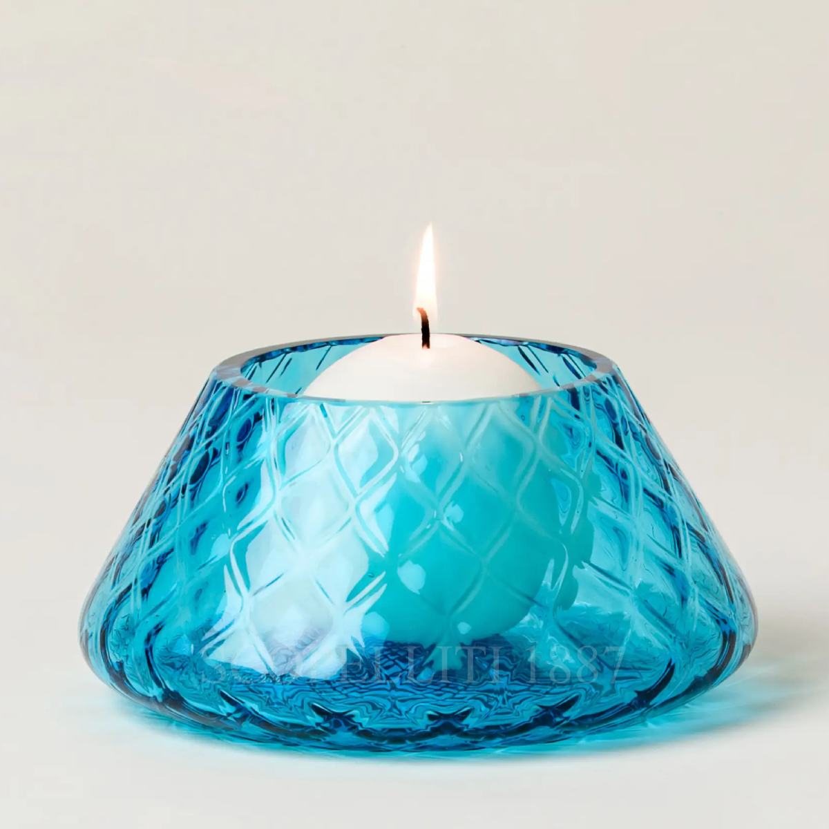 베니니 Venini Candleholder Lele Aquamarine 100.73 AQ 2/3