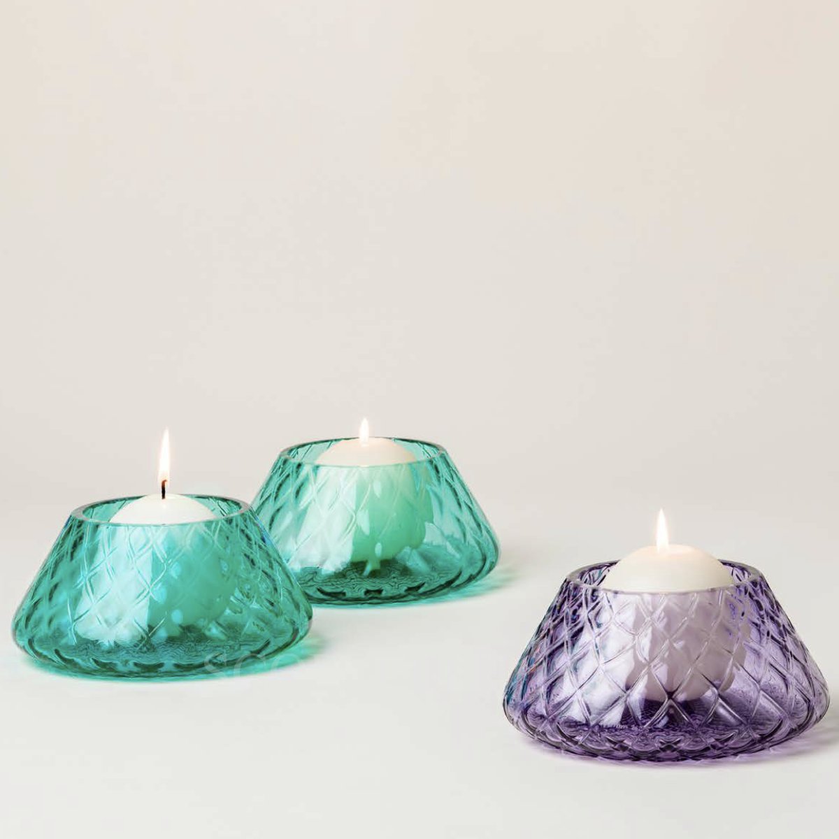베니니 Venini Candleholder Lele Lilac 100.73 LL 2/3