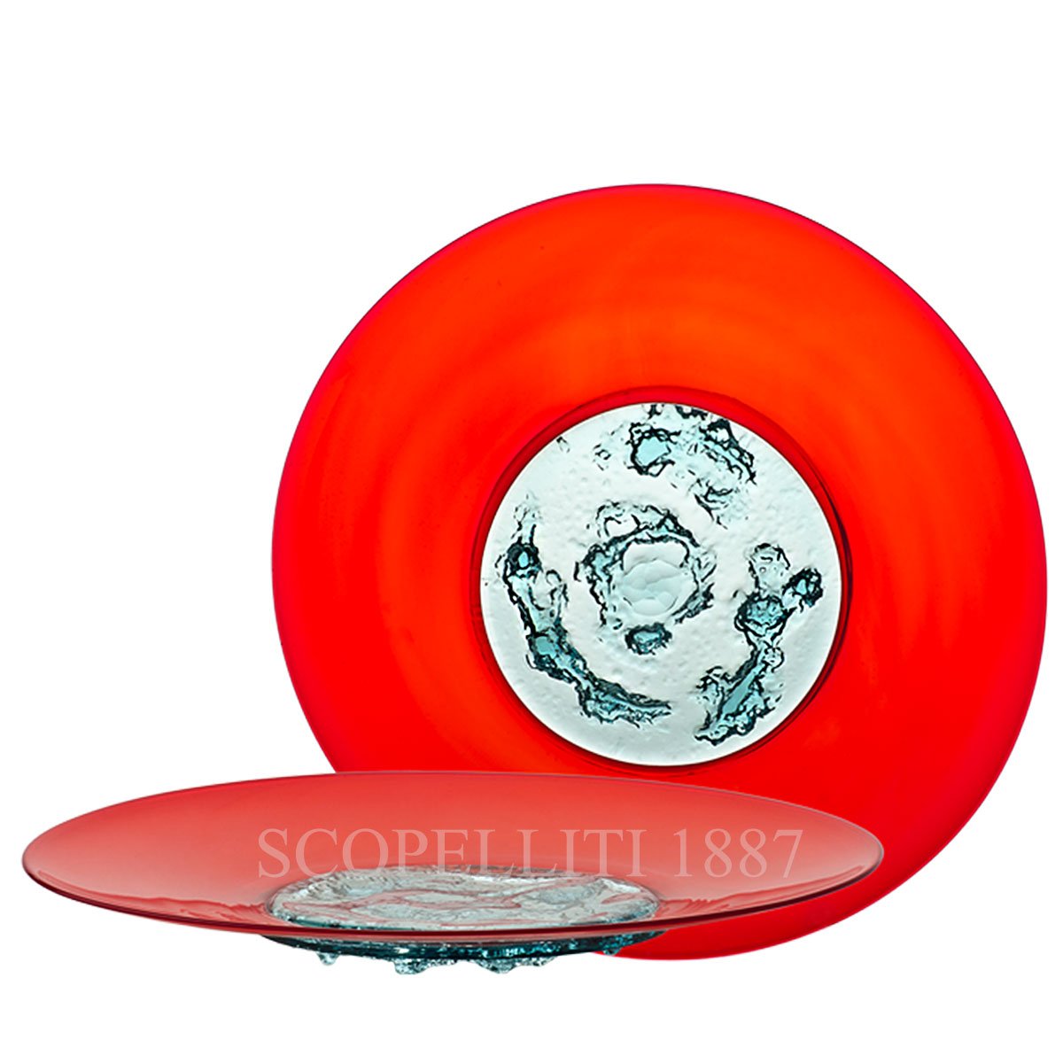 베니니 Venini Plate Tapio Wirkkala Numbered Edition 529.01 RV/AQ ED.NUM.