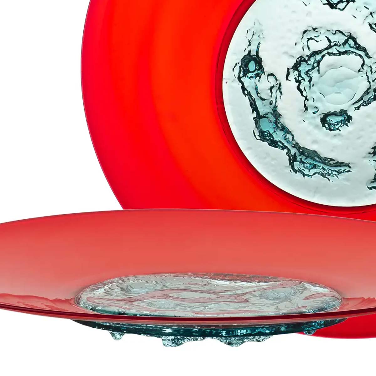 베니니 Venini Plate Tapio Wirkkala Numbered Edition 529.01 RV/AQ ED.NUM. 2/5
