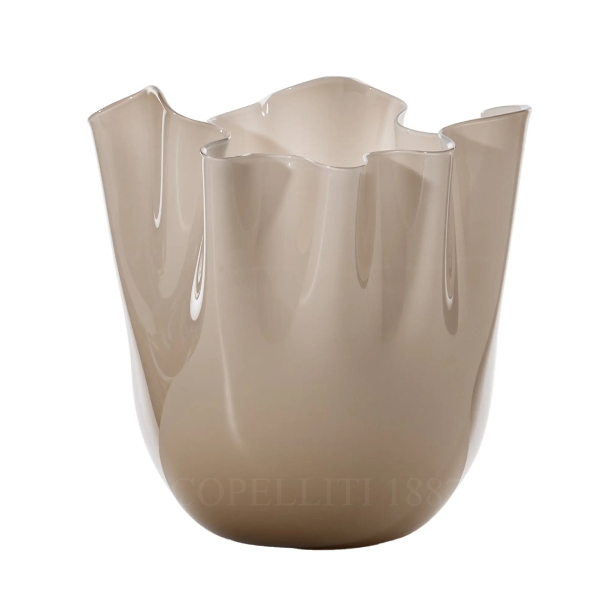 베니니 Venini Fazzoletto Vase Medium Moka 700.02 MK/LA/MK