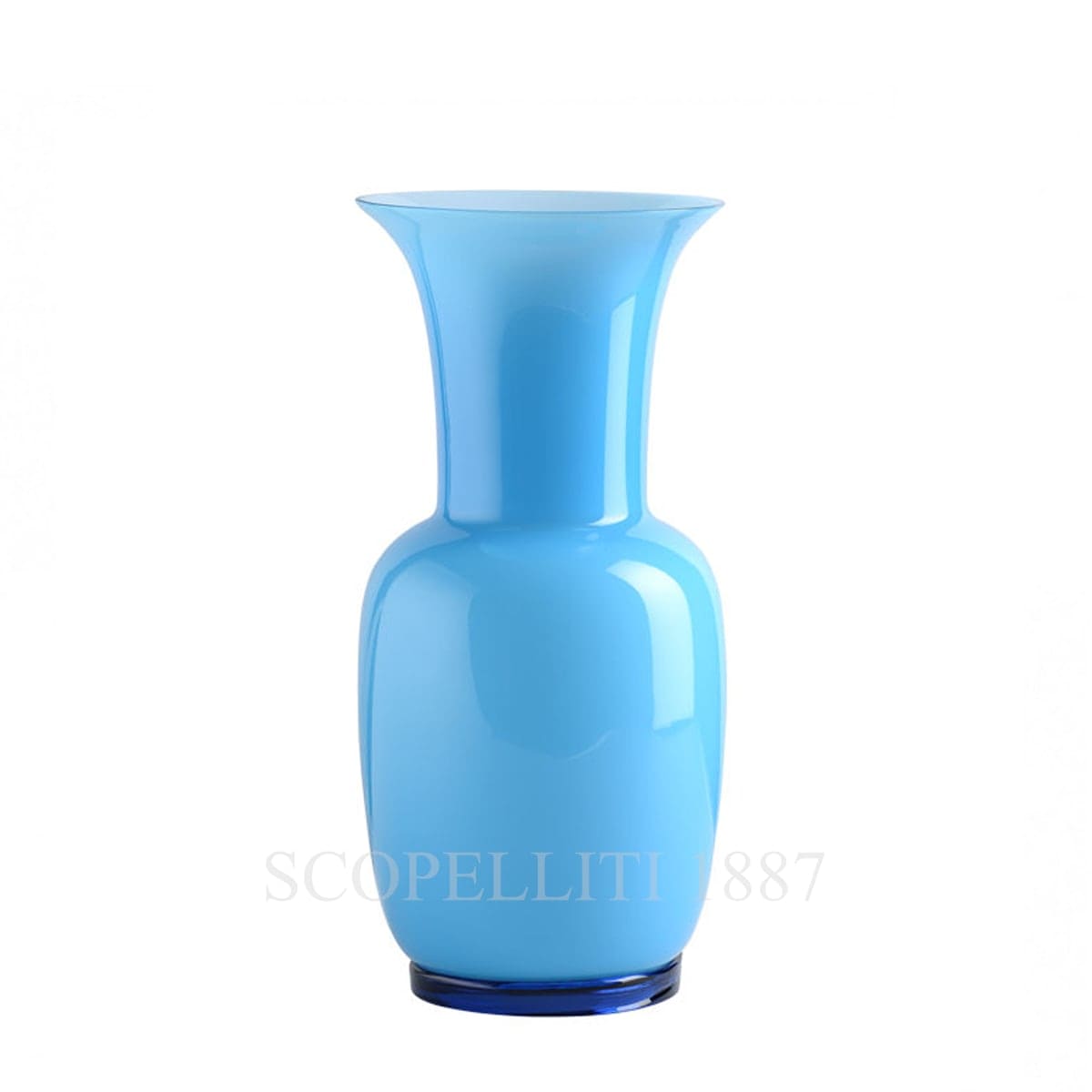 베니니 Venini Opalino Vase Medium Aquamarine 706.22 AQ