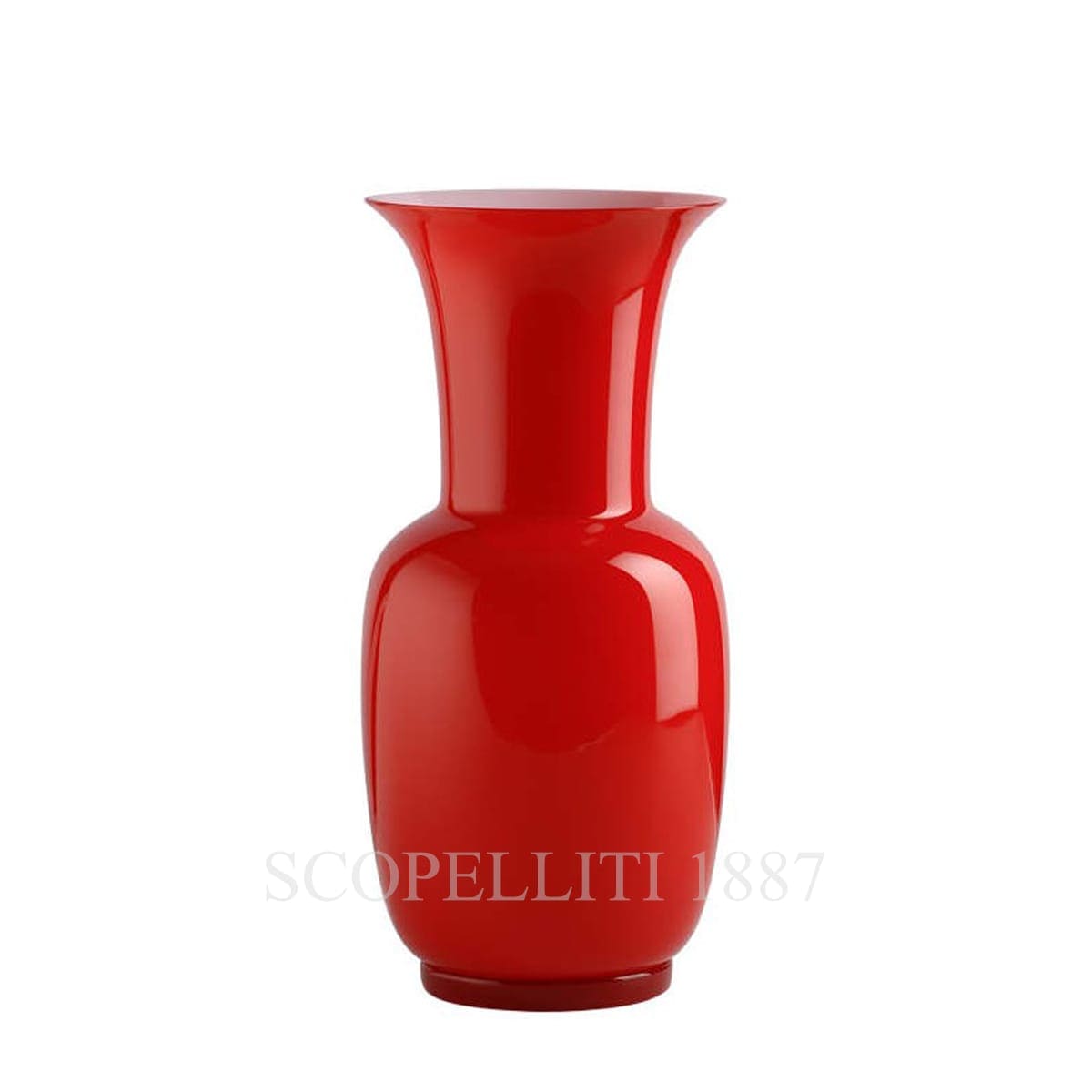베니니 Venini Opalino Vase Medium Red 706.22 RV