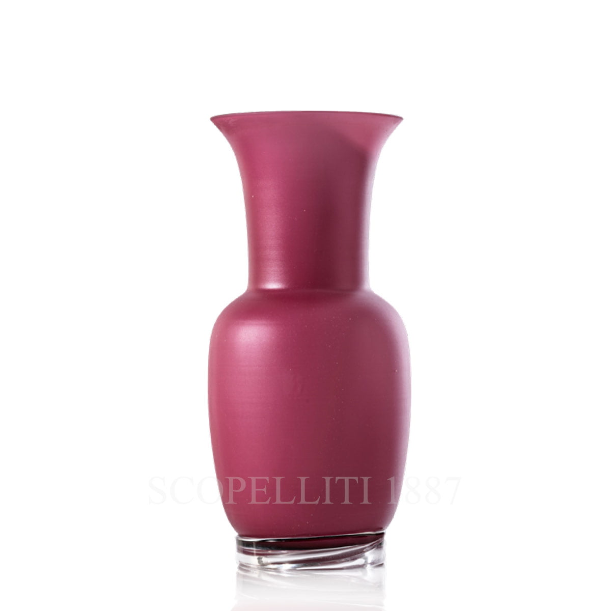 베니니 Venini Opalino Vase Magenta Sandblasted Medium 706.22 Sandblasted