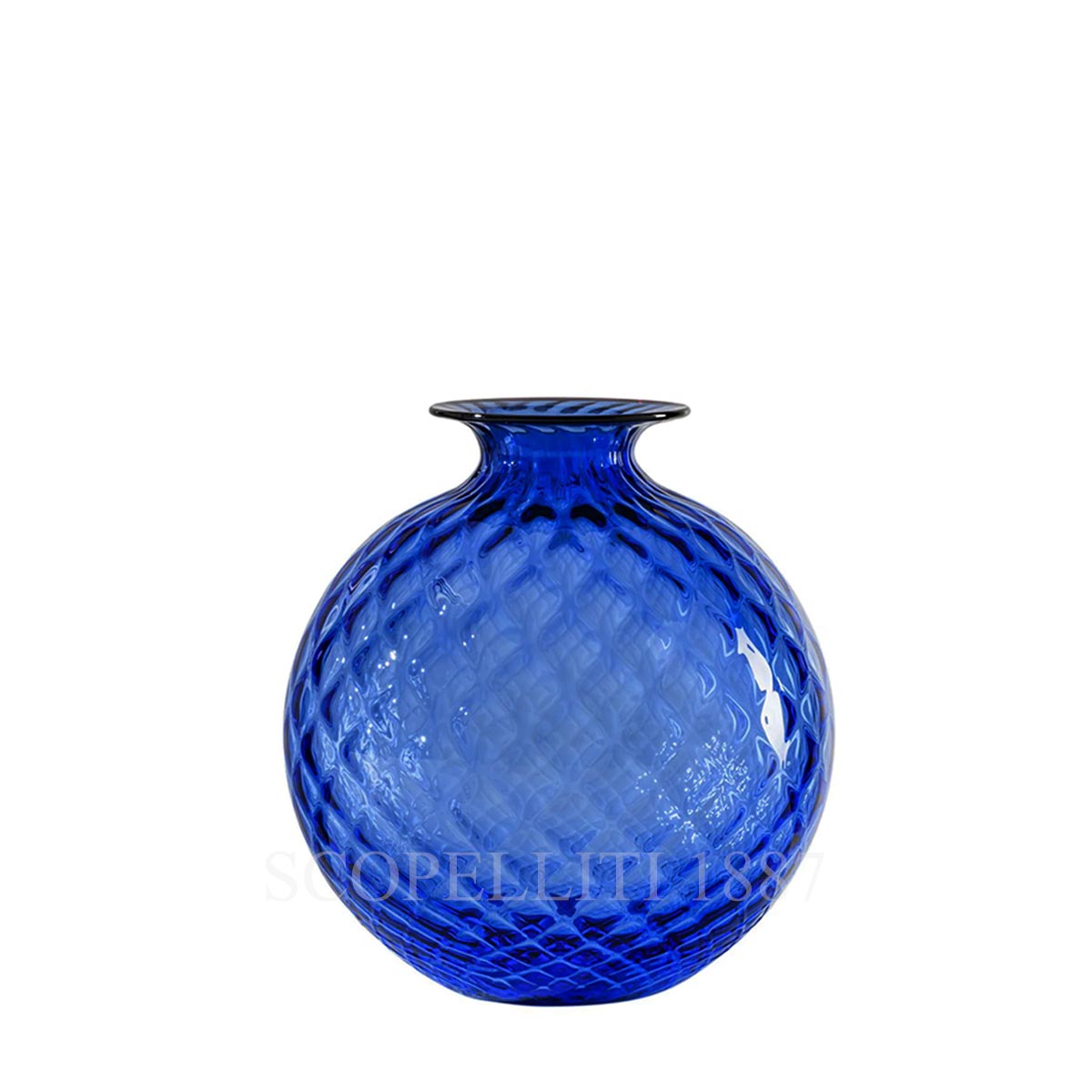 베니니 Venini Monofiore Balloton Vase Sapphire Small 100.16 ZA 1/3